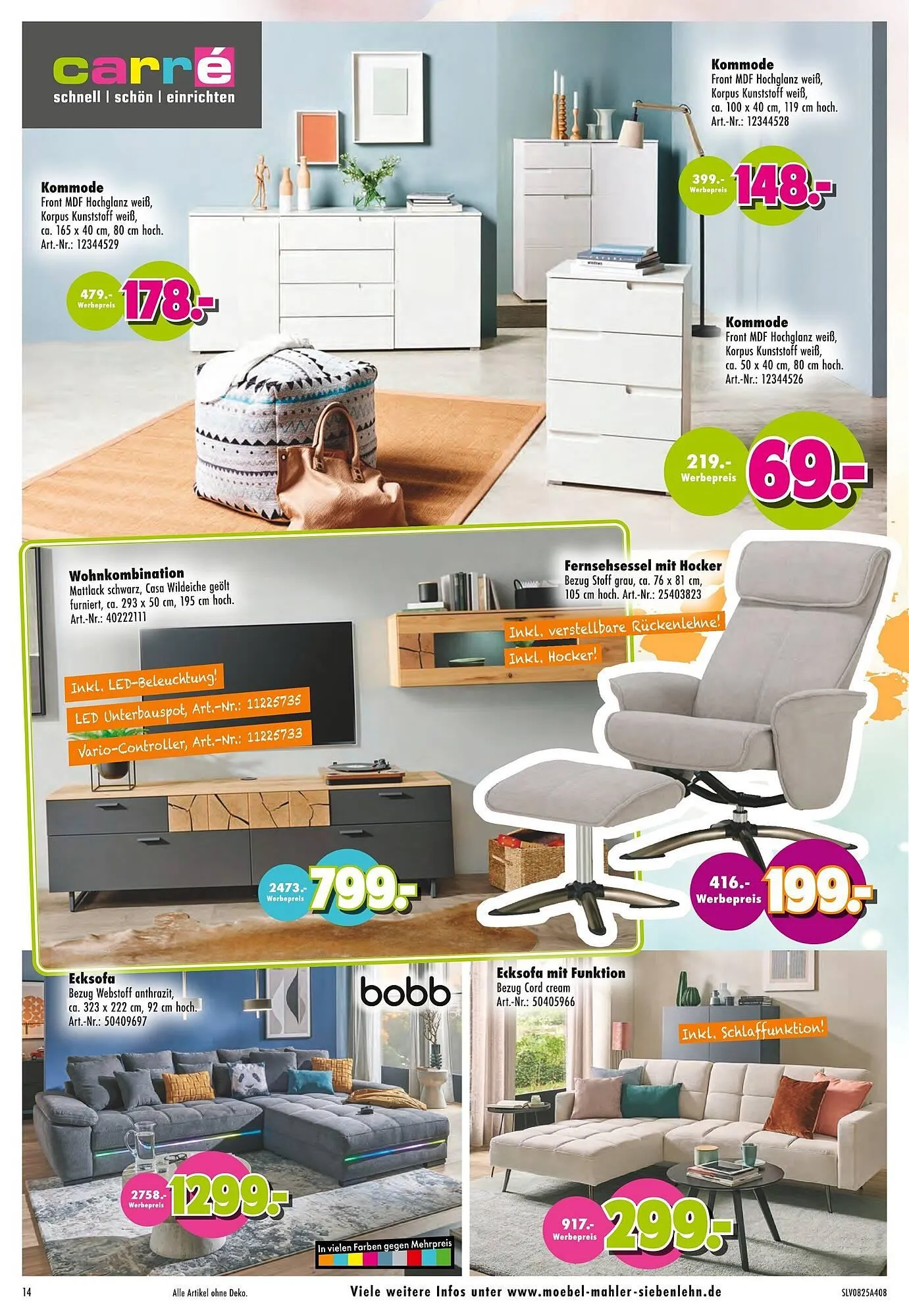 Möbel Mahler Katalog von 17. September bis 30. September 2025 - Prospekt seite 14