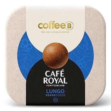 CoffeeB by Café Royal Lungo 9 Coffee Balls, 51 g