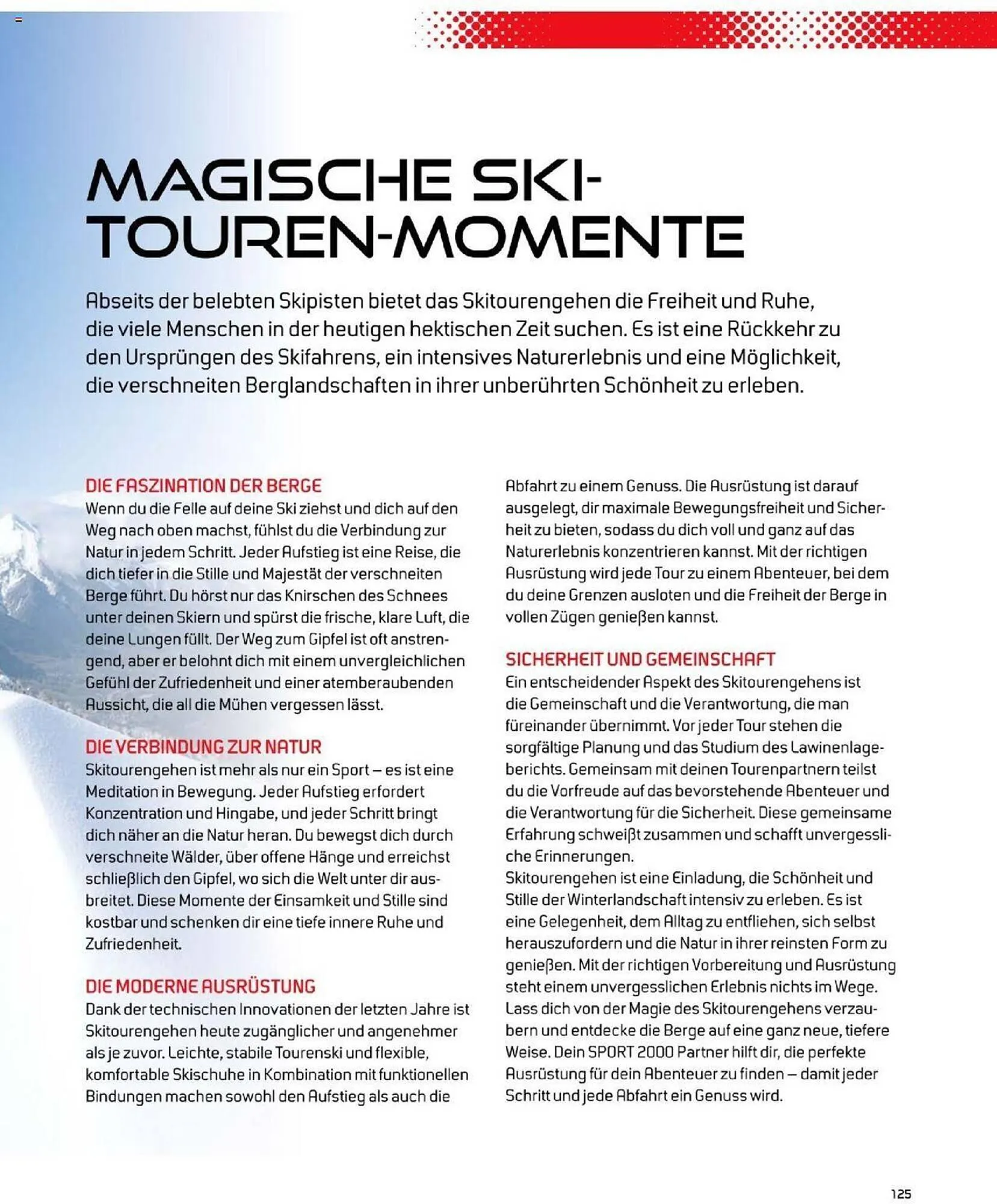 Sport 2000 Prospekt von 2. Oktober bis 31. März 2025 - Prospekt seite 125