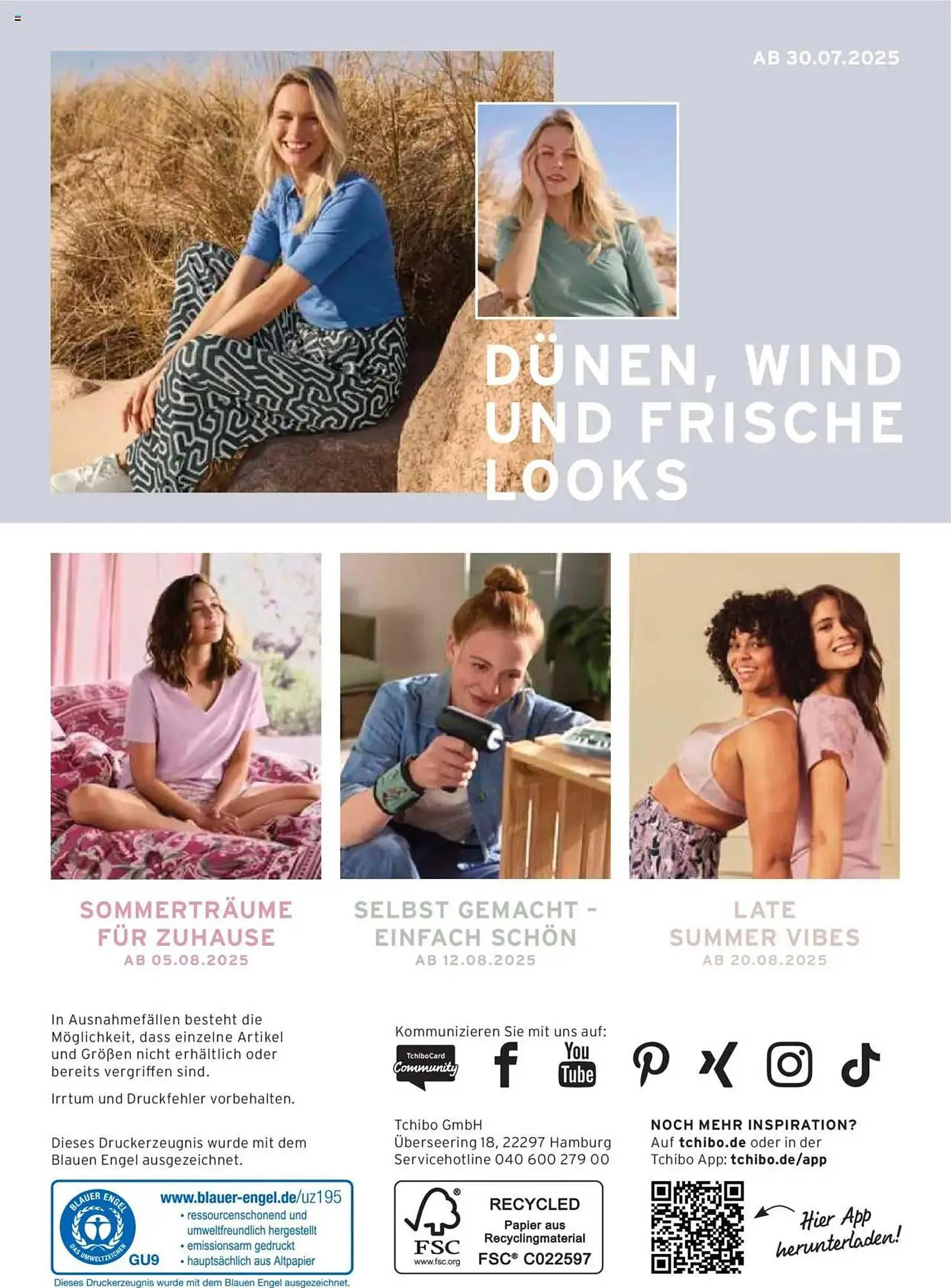 Tchibo Prospekt von 23. Juli bis 19. August 2025 - Prospekt seite 32