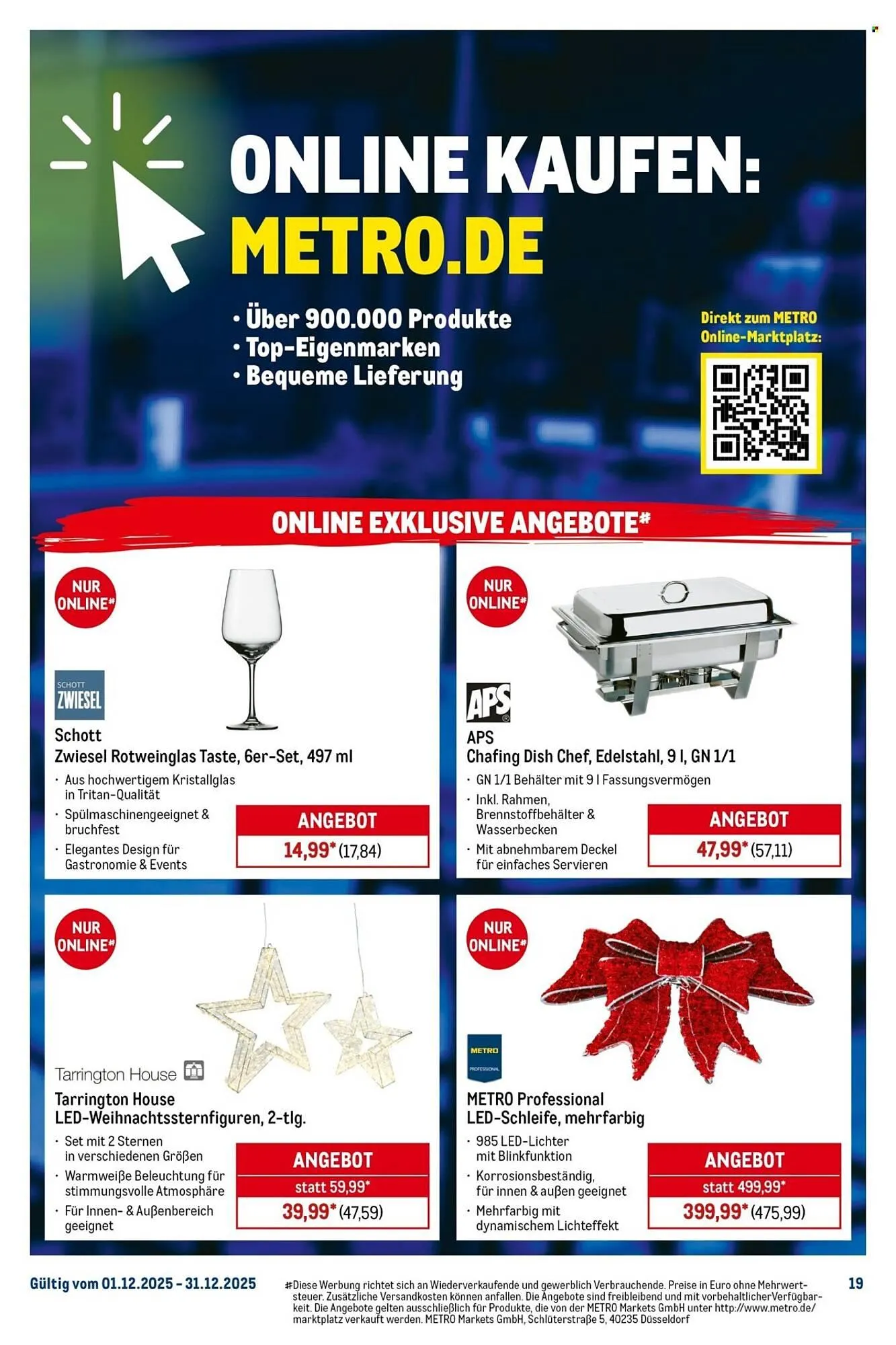 METRO Prospekt von 1. Dezember bis 31. Dezember 2025 - Prospekt seite 19