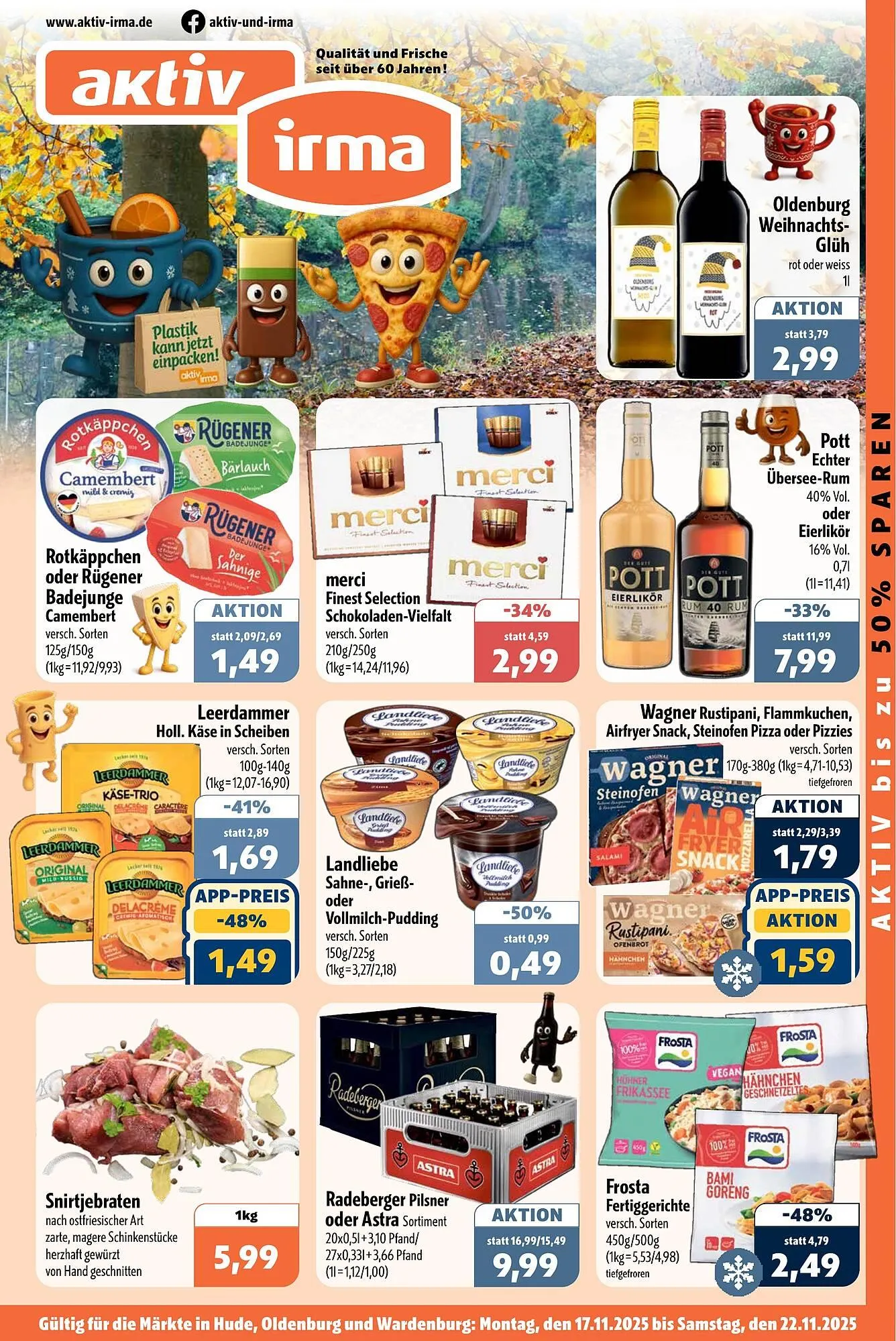 Aktiv Irma Prospekt von 17. November bis 22. November 2025 - Prospekt seite 1