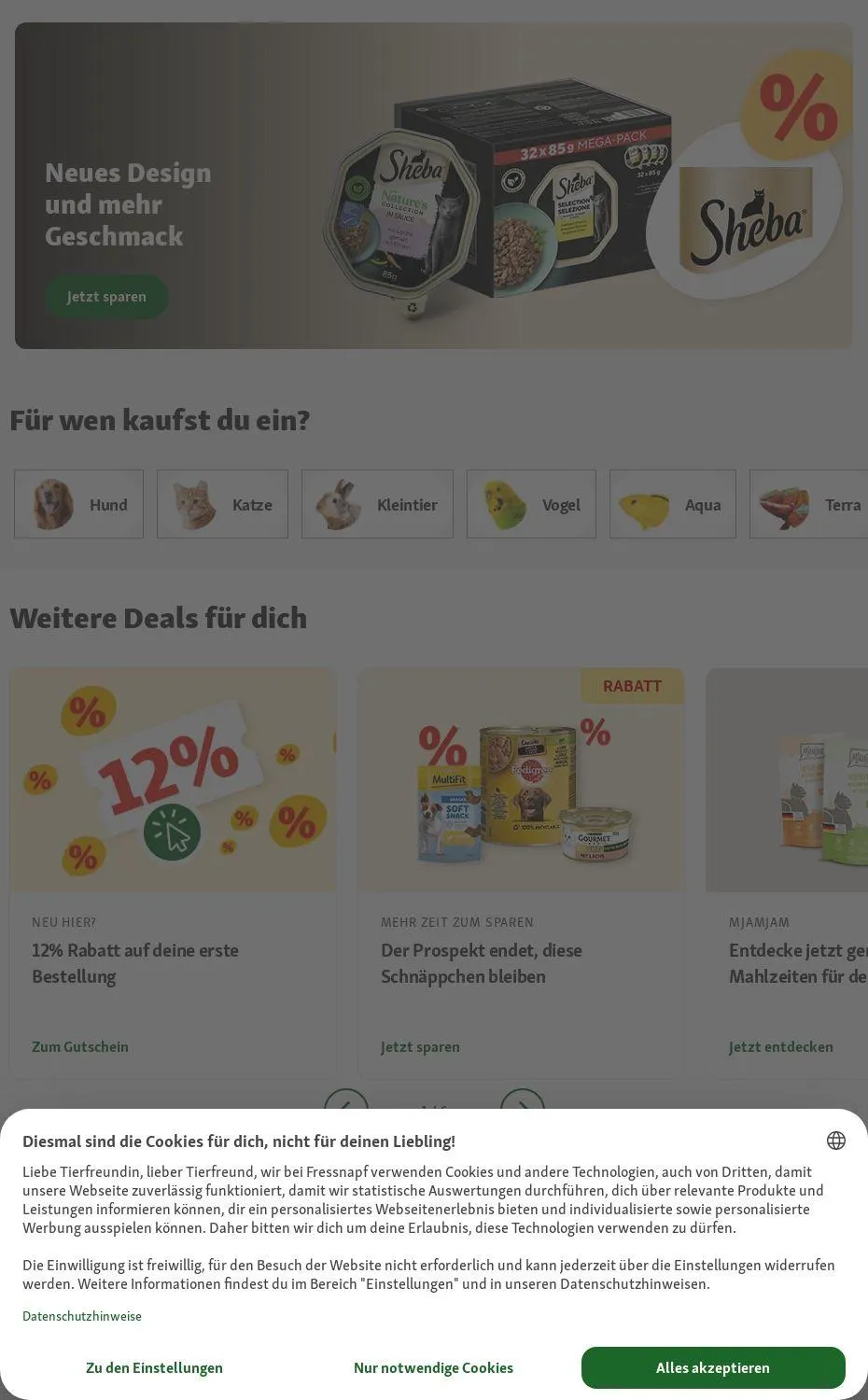 Fressnapf Aktueller Prospekt von 28. April bis 7. Mai 2025 - Prospekt seite 1