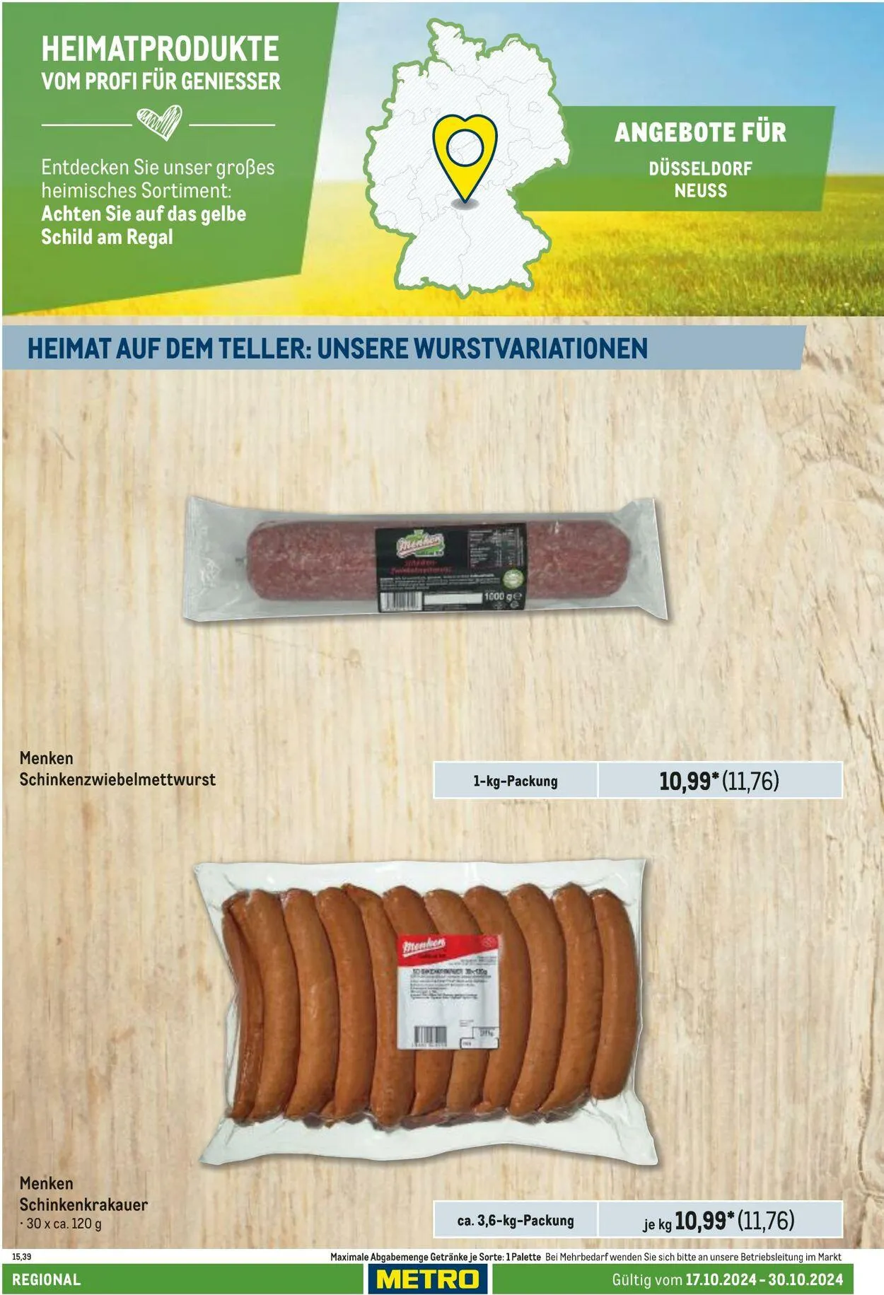 Metro Aktueller Prospekt von 10. Juli bis 24. Juli 2025 - Prospekt seite 70