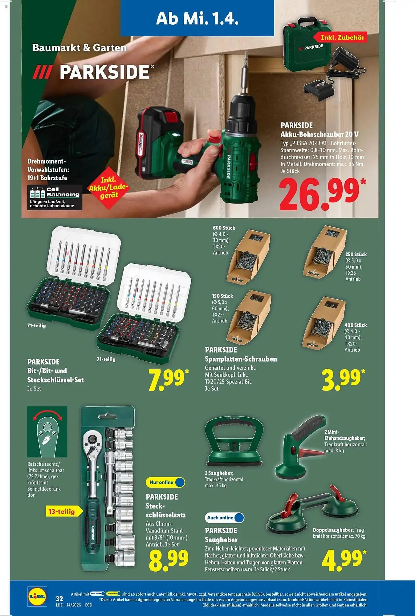 Lidl Prospekt von 30. März bis 4. April 2026 - Prospekt seite 26