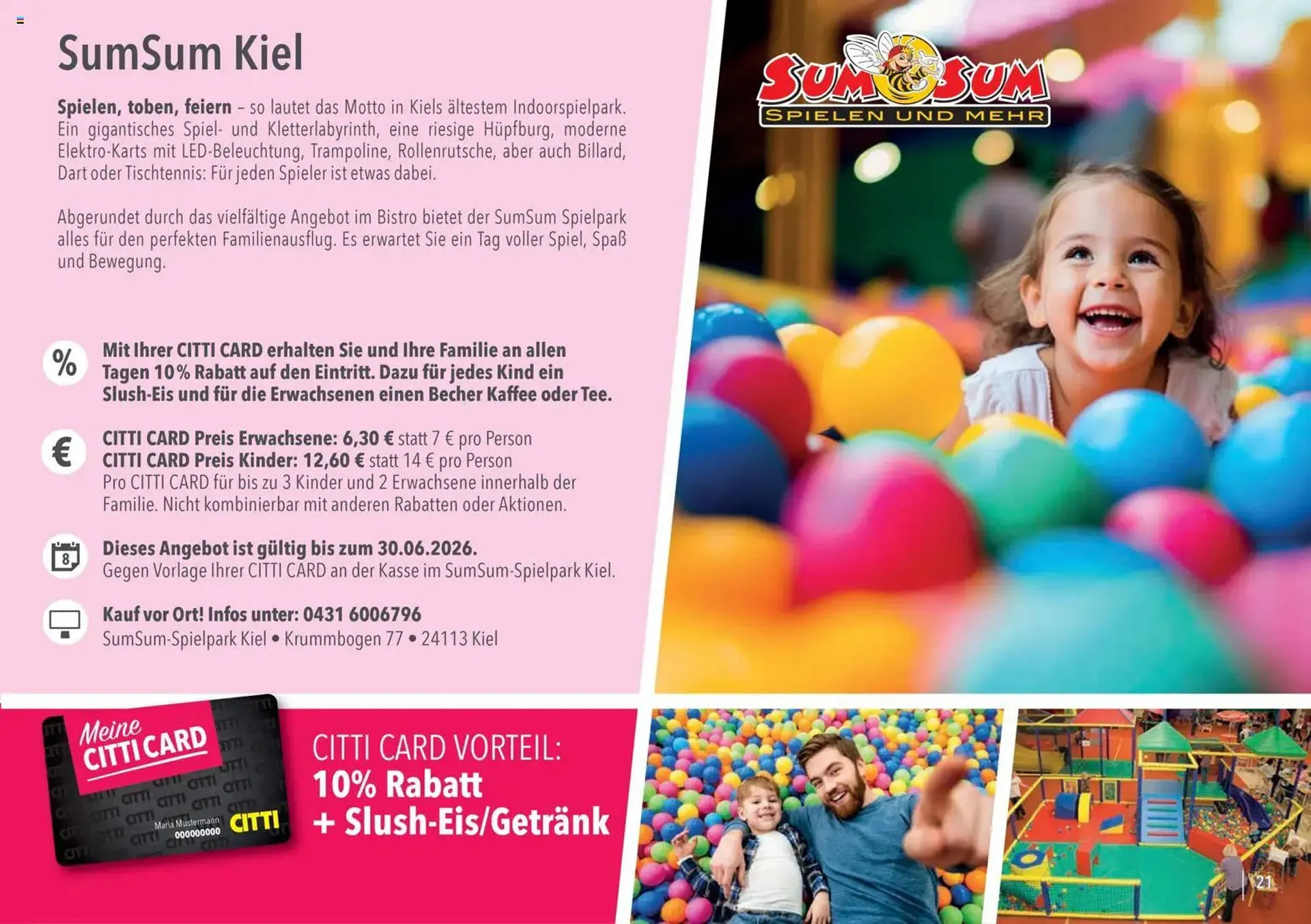 CITTI Markt Prospekt von 20. April bis 19. Juli 2026 - Prospekt seite 21