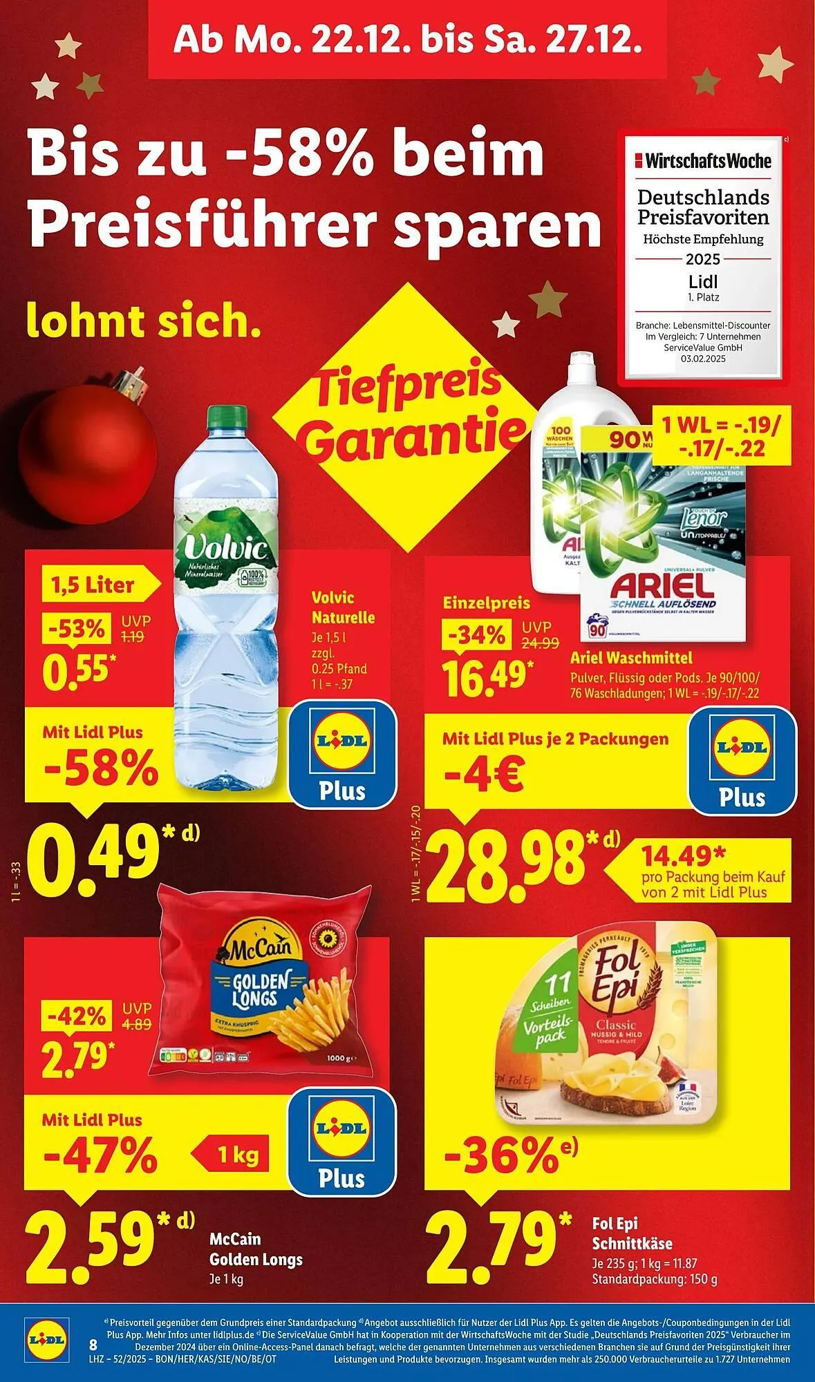 Lidl Prospekt von 22. Dezember bis 28. Dezember 2025 - Prospekt seite 14