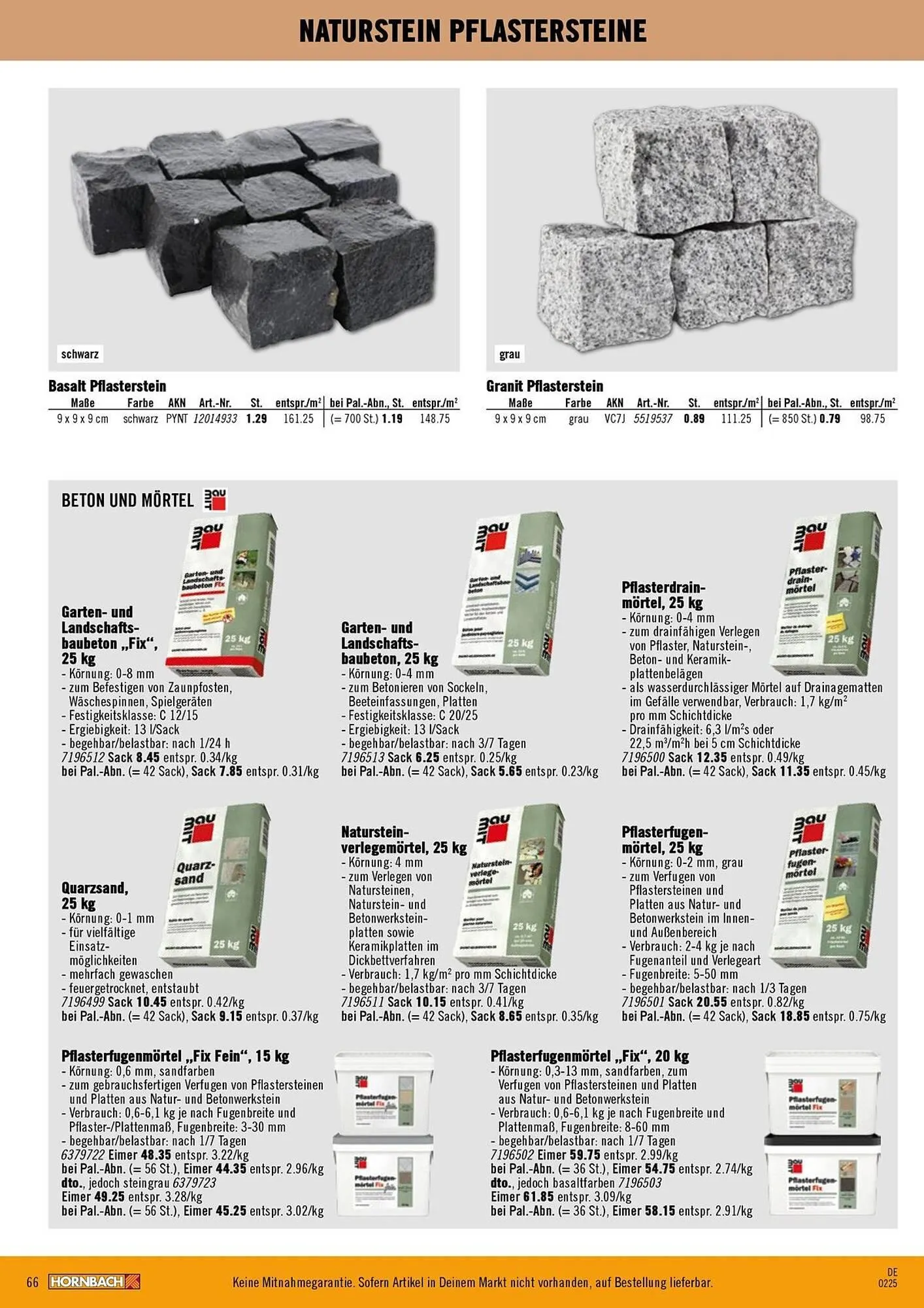 Hornbach Prospekt von 9. April bis 15. April 2025 - Prospekt seite 66