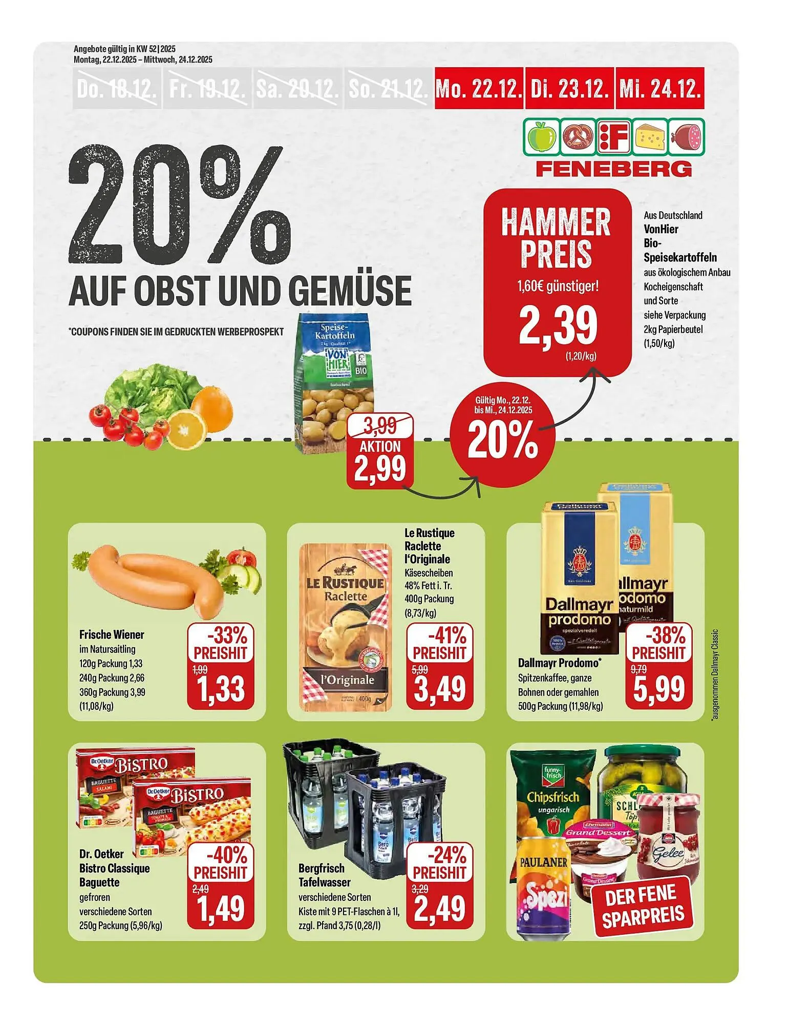 Feneberg Prospekt von 17. Dezember bis 20. Dezember 2025 - Prospekt seite 17