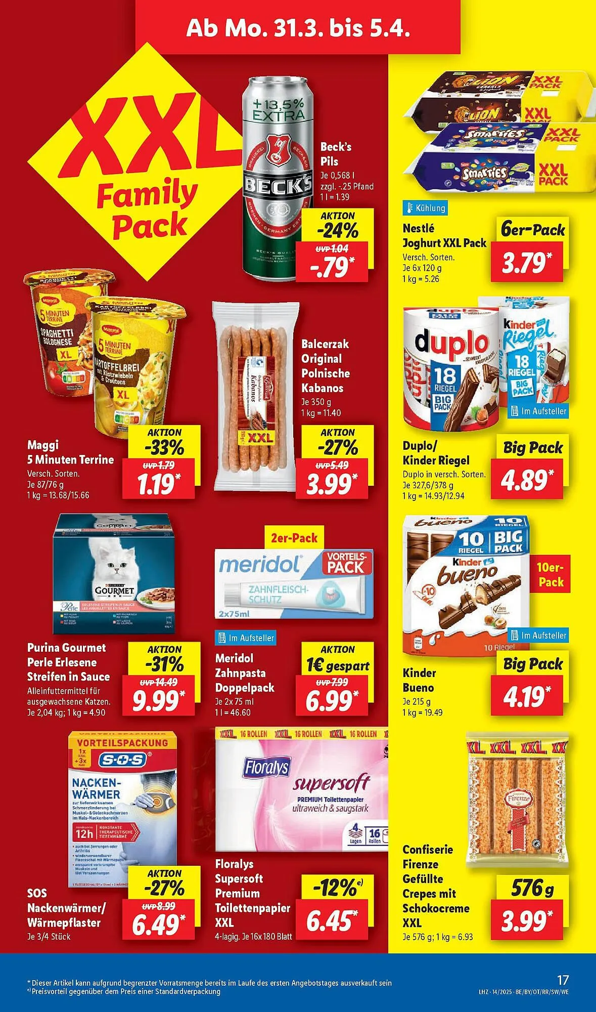 Lidl Prospekt von 31. März bis 5. April 2025 - Prospekt seite 23