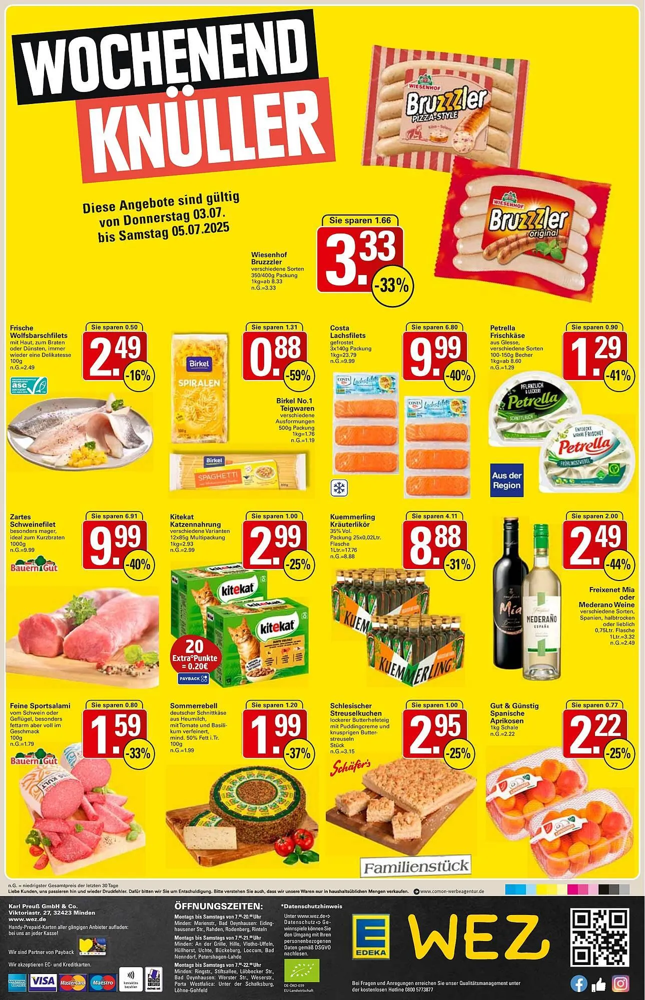 WEZ Prospekt von 30. Juni bis 5. Juli 2025 - Prospekt seite 16