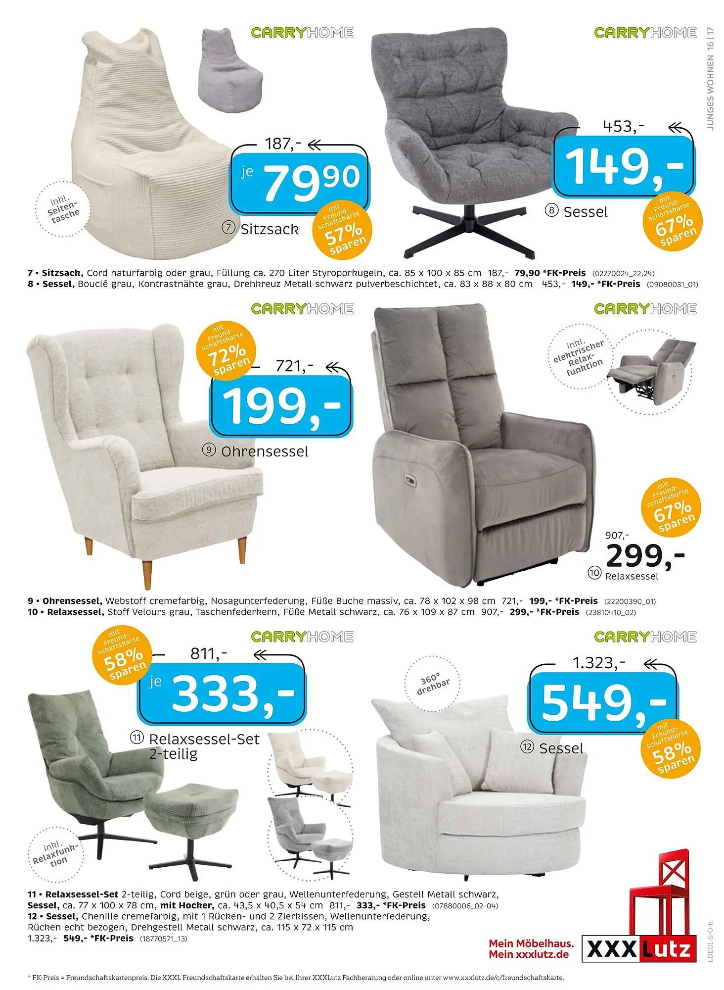 XXXLutz Prospekt von 29. Dezember bis 11. Januar 2026 - Prospekt seite 17