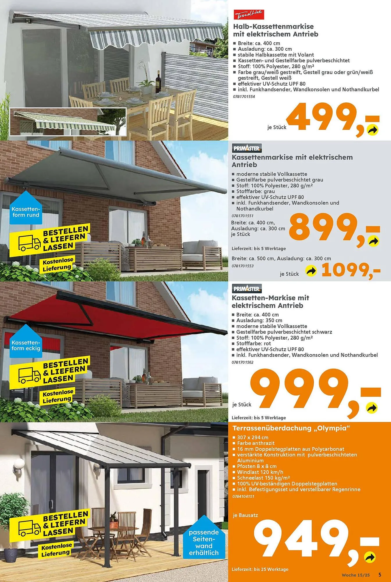 Globus Baumarkt Prospekt von 6. April bis 12. April 2025 - Prospekt seite 5