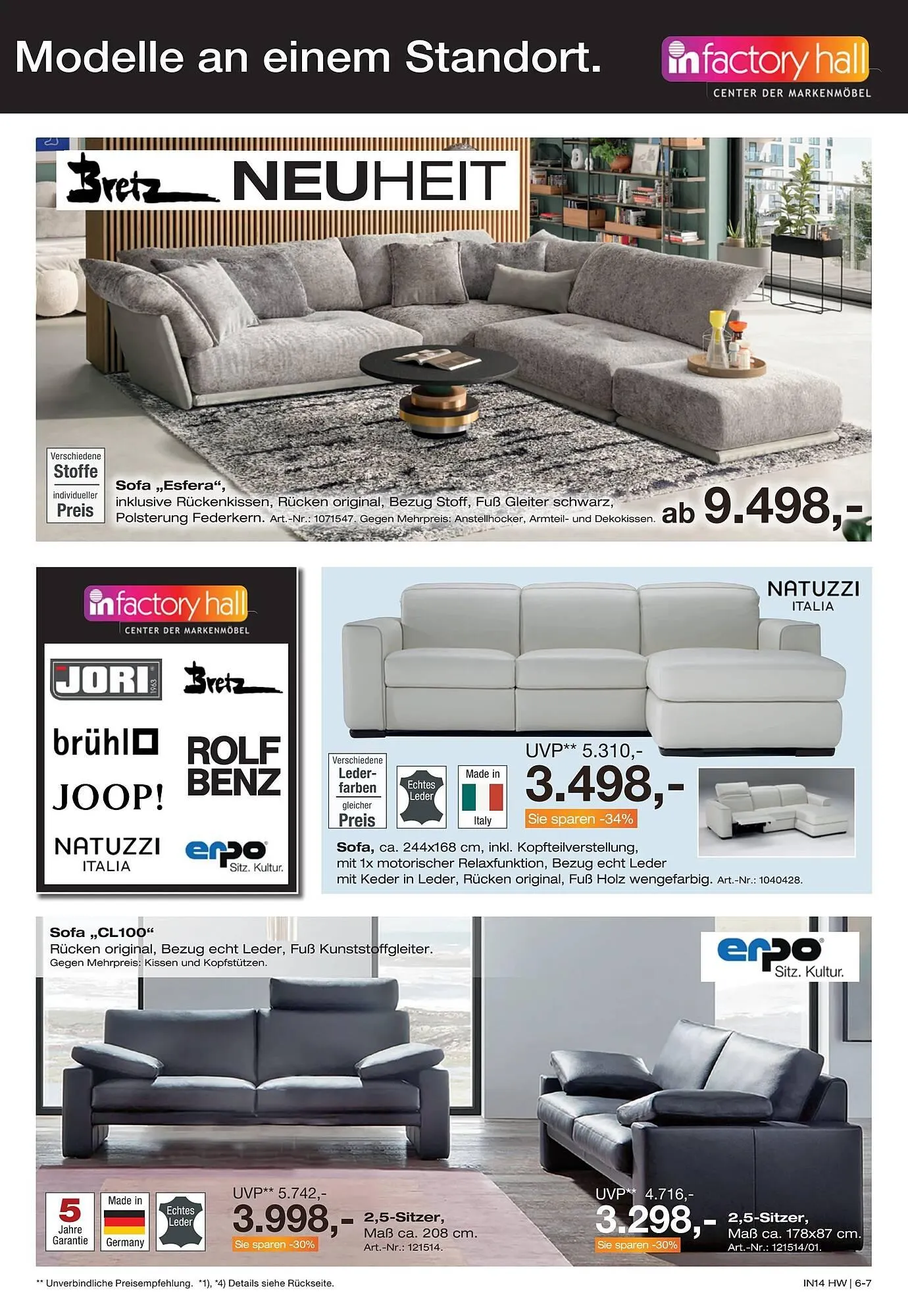 Möbel Inhofer Prospekt von 7. Mai bis 1. Juni 2025 - Prospekt seite 7