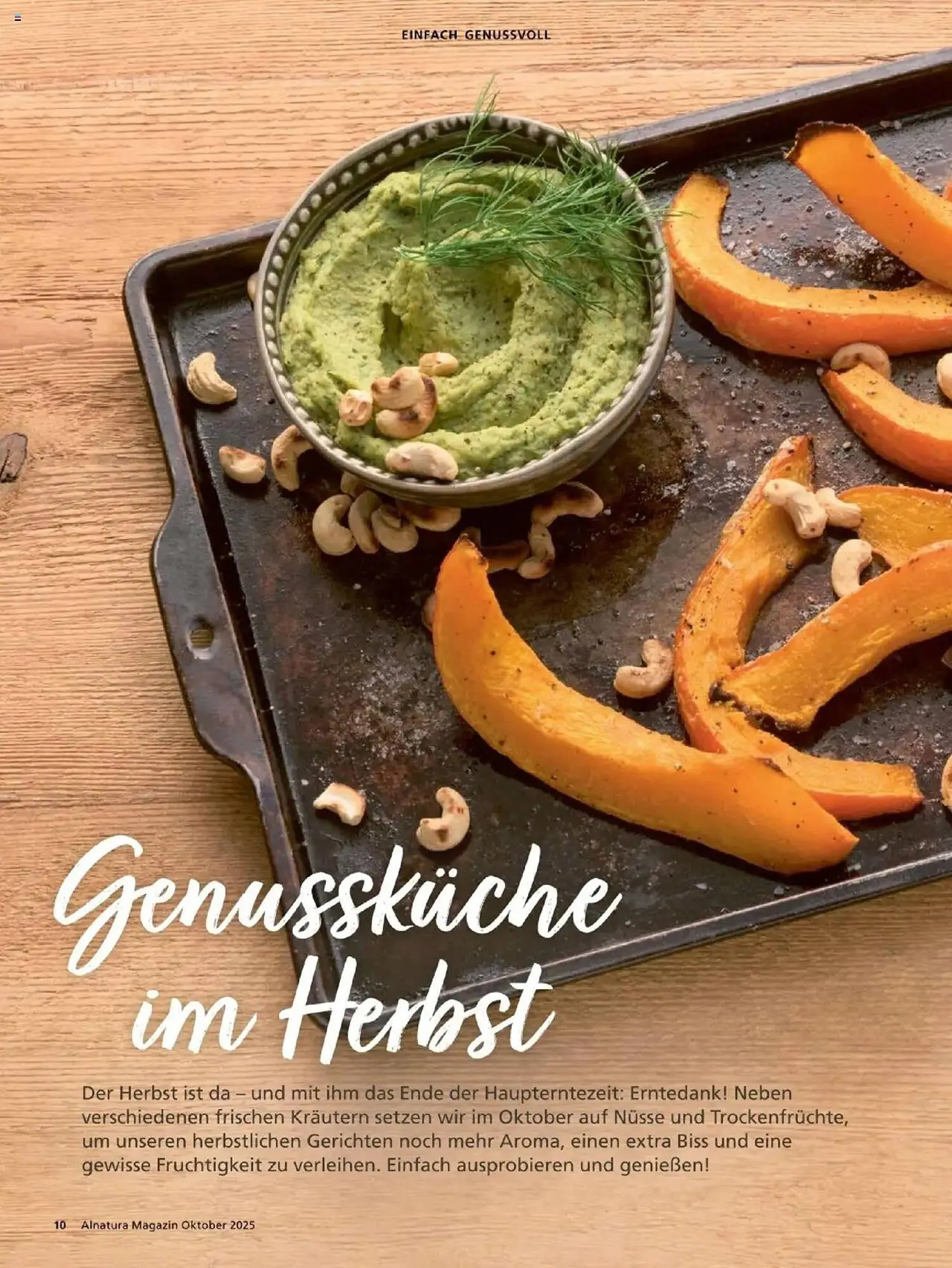 Alnatura Prospekt von 1. Oktober bis 31. Oktober 2025 - Prospekt seite 10