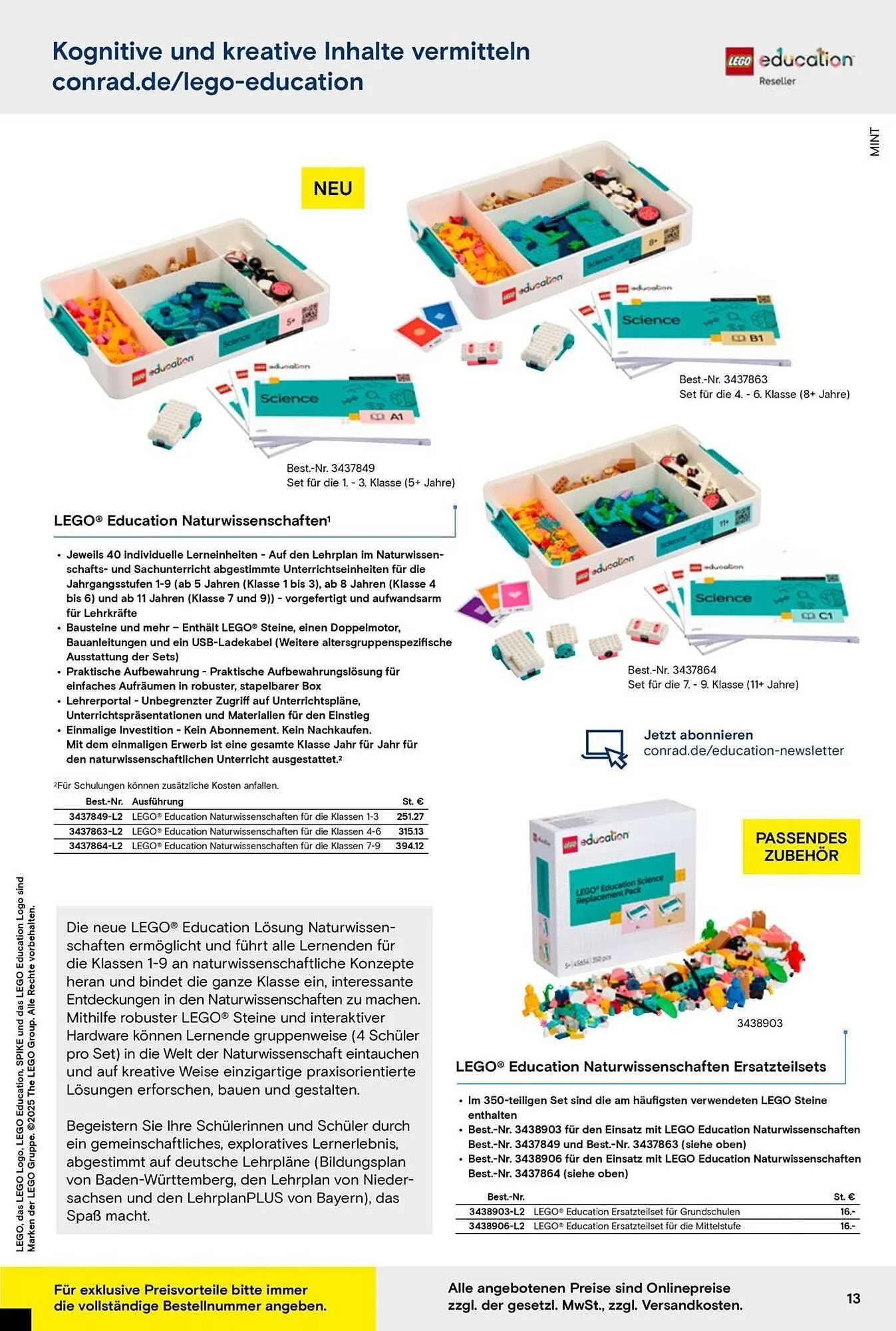 Conrad Prospekt von 25. September bis 31. Dezember 2025 - Prospekt seite 13