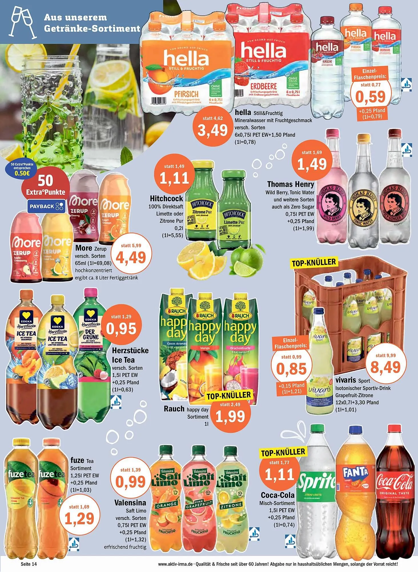 Aktiv Irma Prospekt von 21. April bis 26. April 2025 - Prospekt seite 14