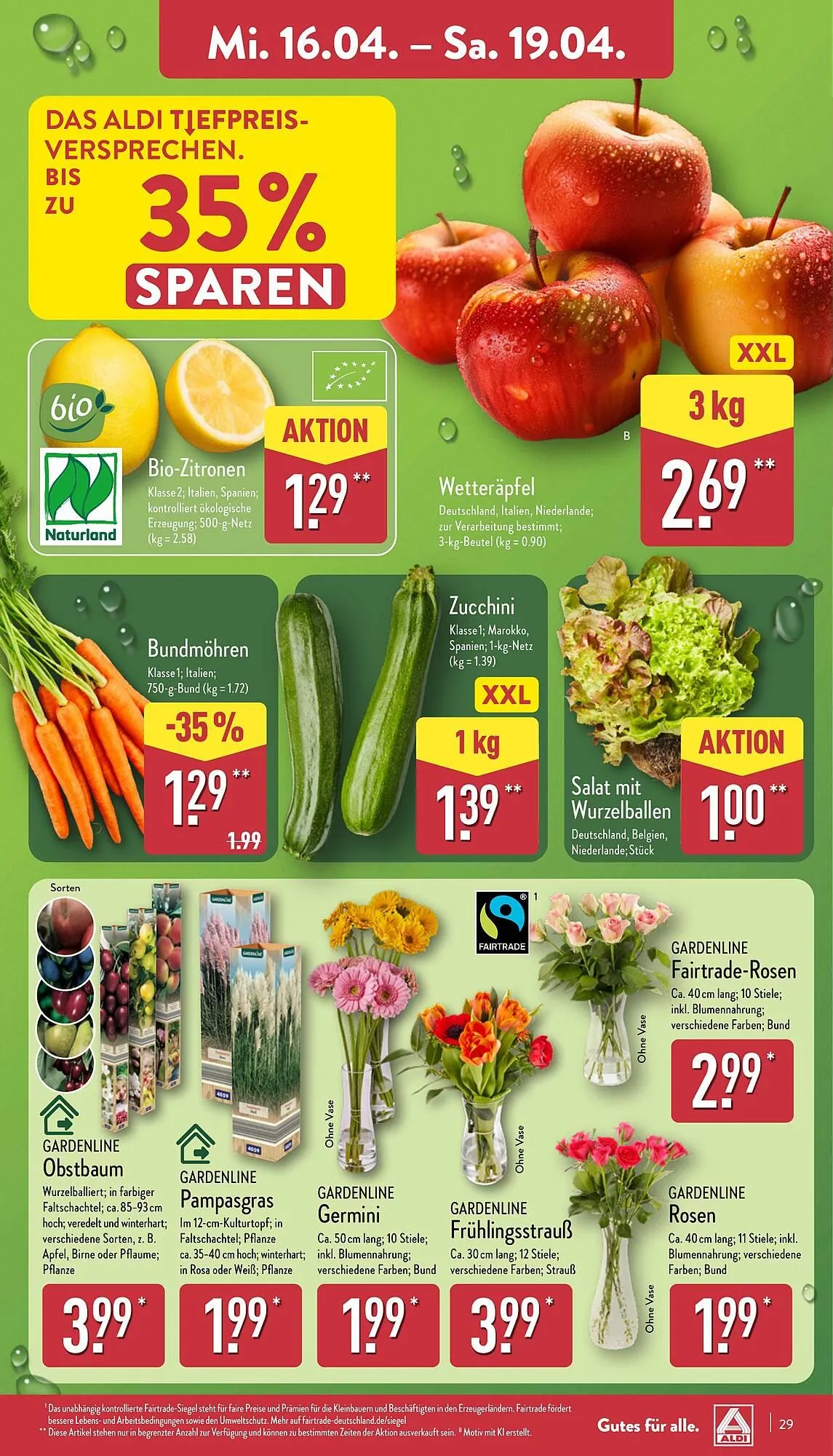 Aldi Nord Prospekt von 14. April bis 19. April 2025 - Prospekt seite 29