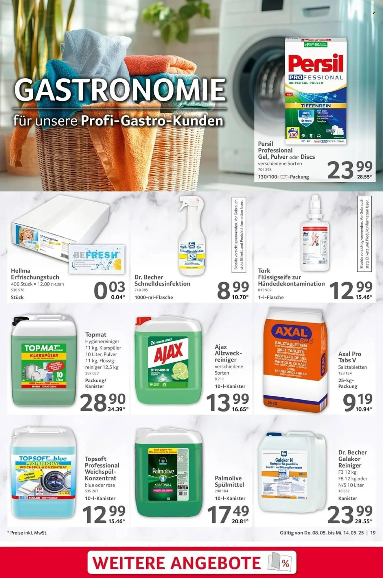 Selgros Prospekt von 8. Mai bis 14. Mai 2025 - Prospekt seite 19