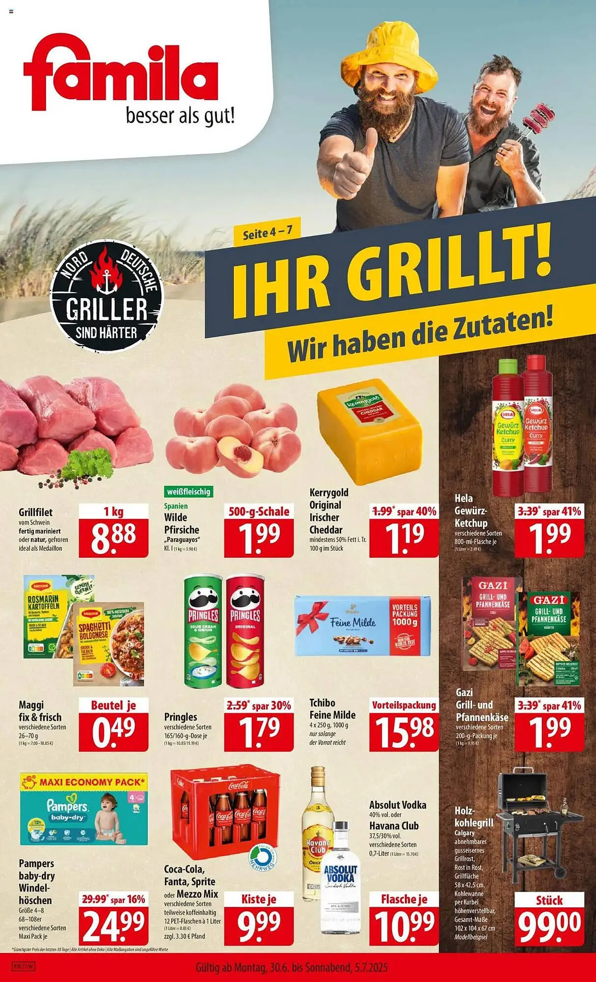 Famila Nord Ost Prospekt von 30. Juni bis 5. Juli 2025 - Prospekt seite 1