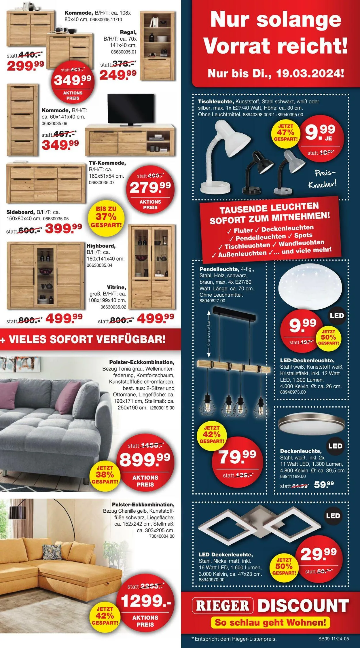 Möbel Rieger Aktueller Prospekt von 30. Juli bis 13. August 2025 - Prospekt seite 5