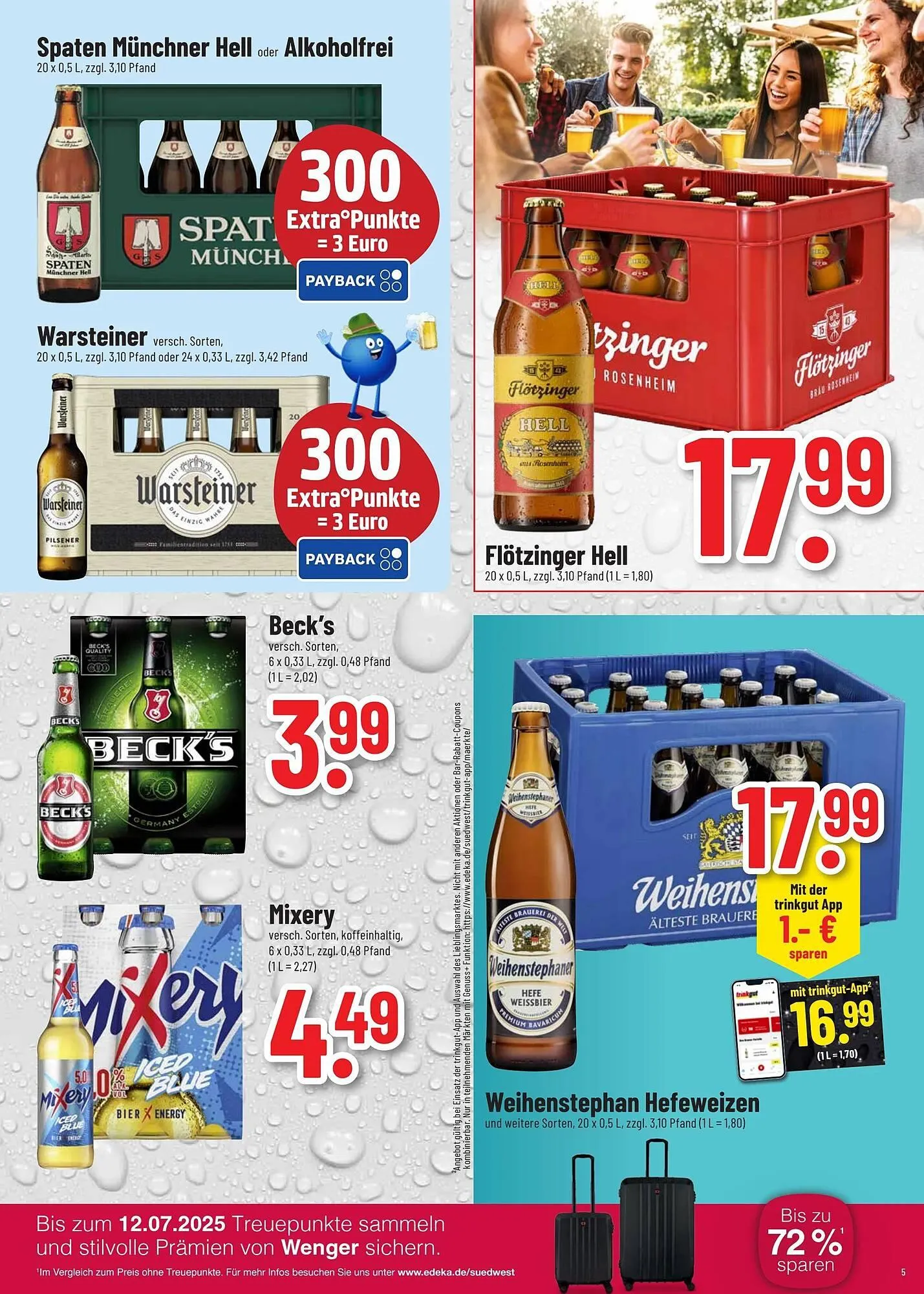 trinkgut Prospekt von 16. Juni bis 22. Juni 2025 - Prospekt seite 5