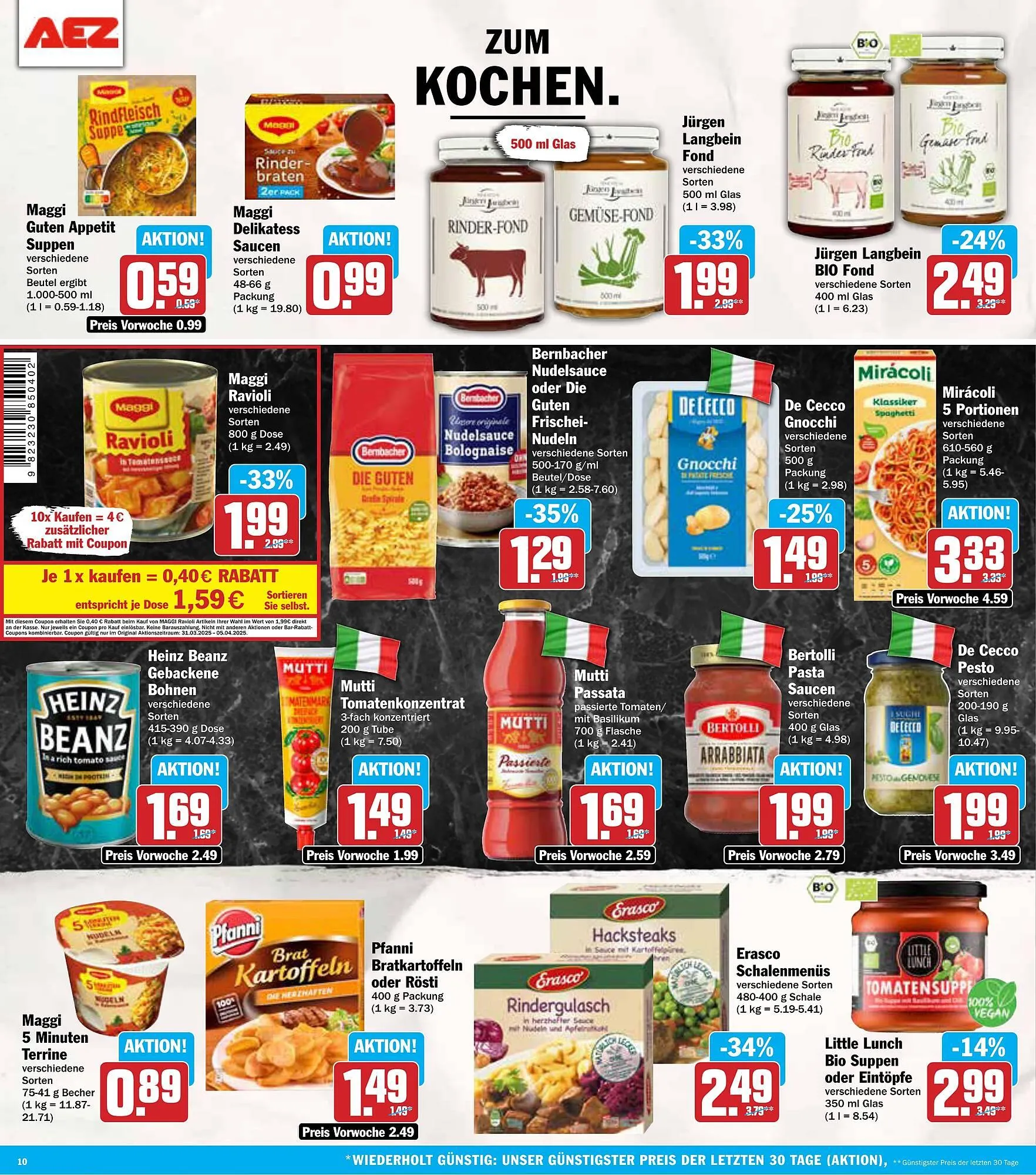 AEZ Prospekt von 31. März bis 5. April 2025 - Prospekt seite 10