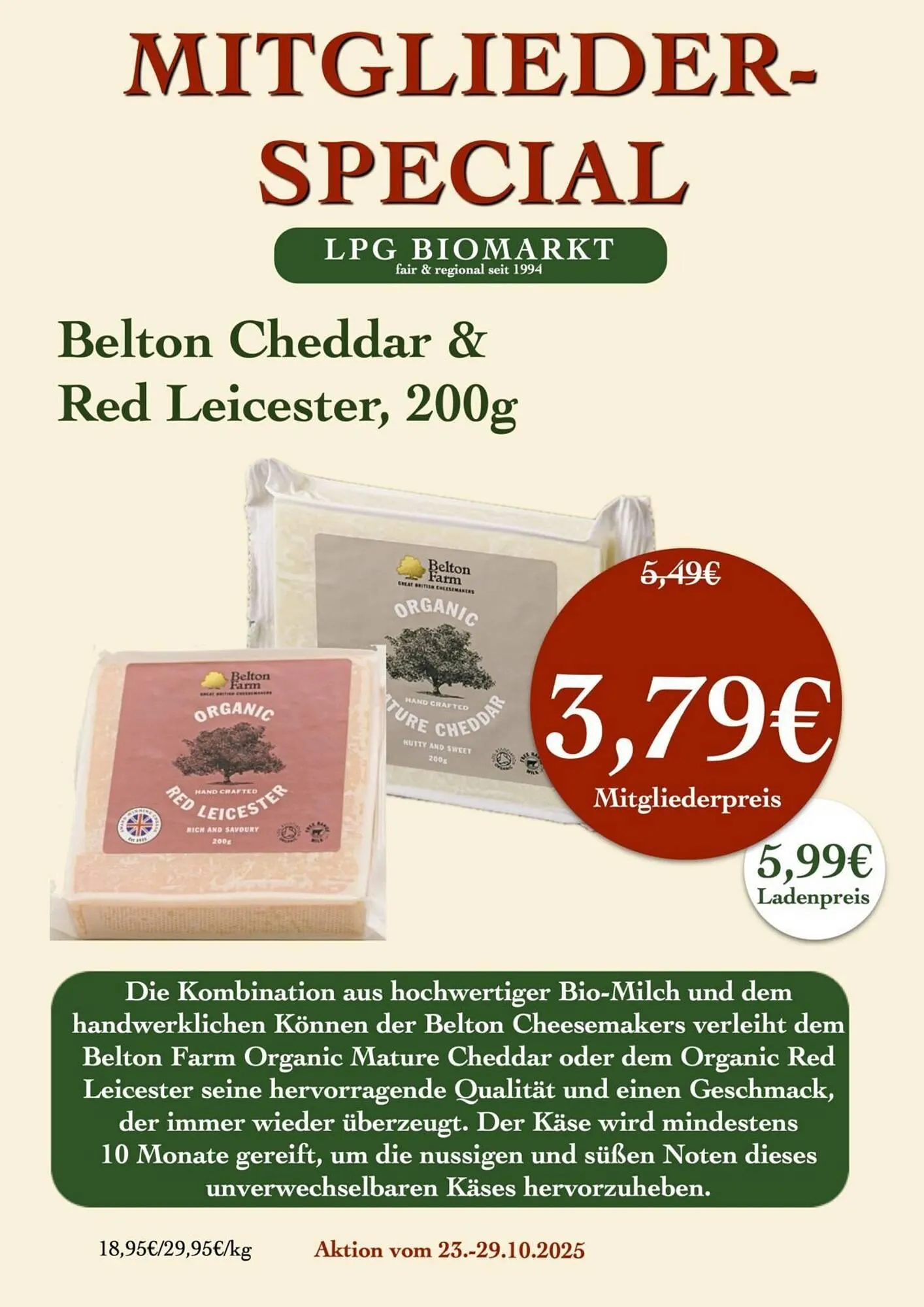 LPG Biomarkt Prospekt von 23. Oktober bis 29. Oktober 2025 - Prospekt seite 14