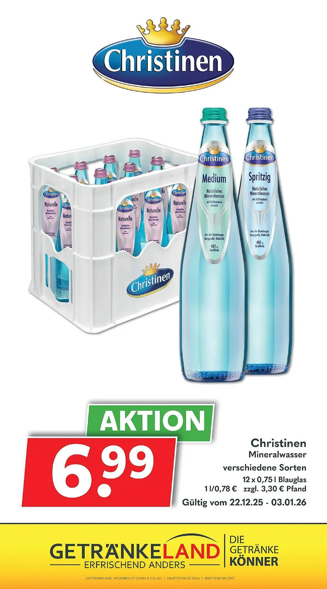 Getränkeland Prospekt von 21. Dezember bis 3. Januar 2026 - Prospekt seite 6