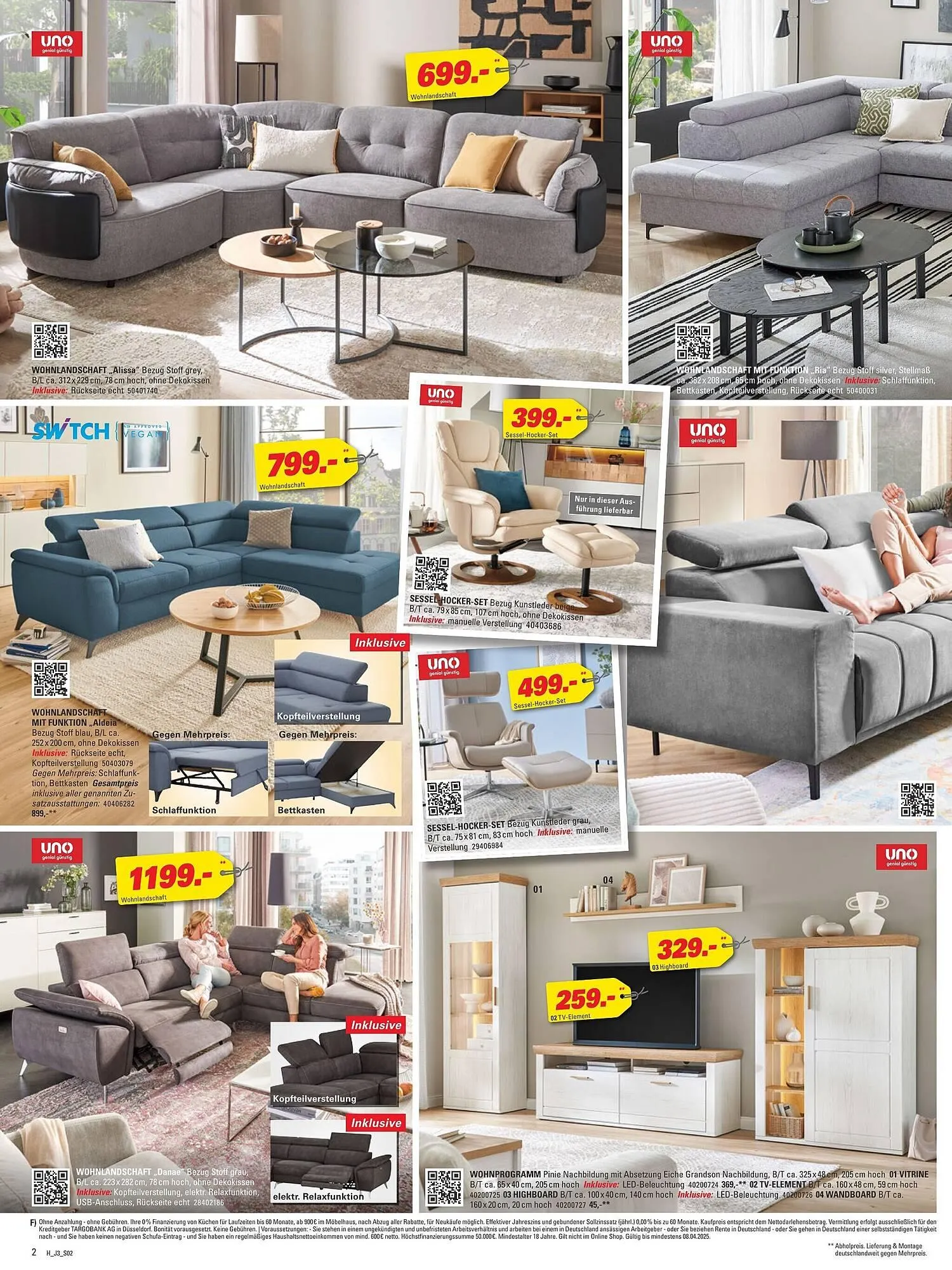 Höffner Prospekt von 26. März bis 8. April 2025 - Prospekt seite 2