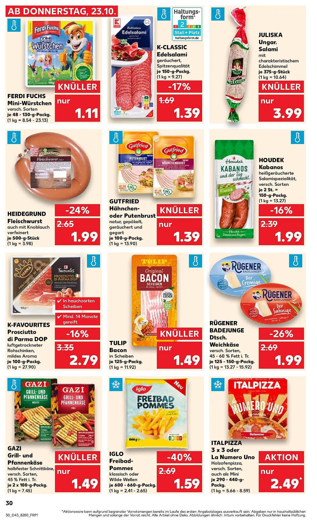 Kaufland Prospekt von 26. Oktober bis 29. Oktober 2025 - Prospekt seite 30