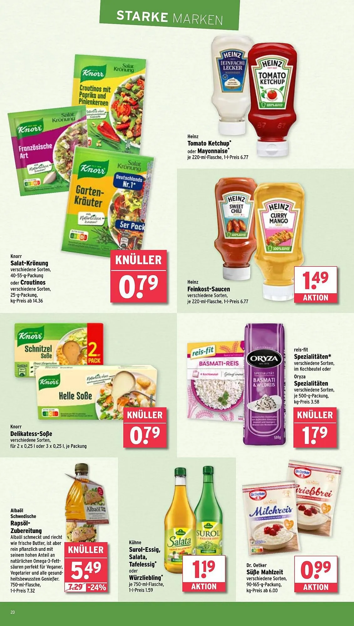 Wasgau Prospekt von 31. März bis 5. April 2025 - Prospekt seite 20