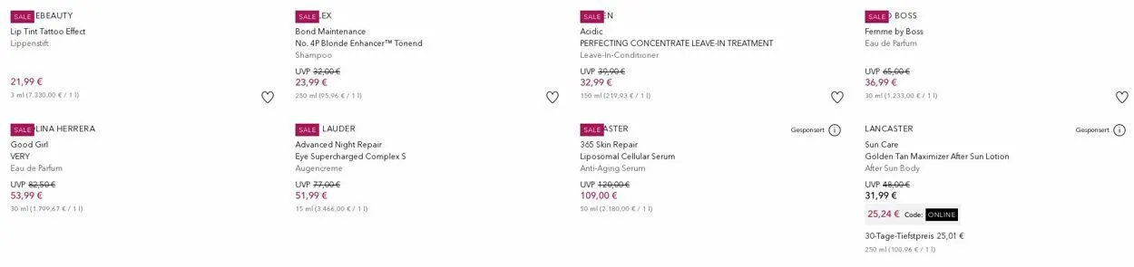 Douglas Aktueller Prospekt von 31. März bis 9. April 2025 - Prospekt seite 10