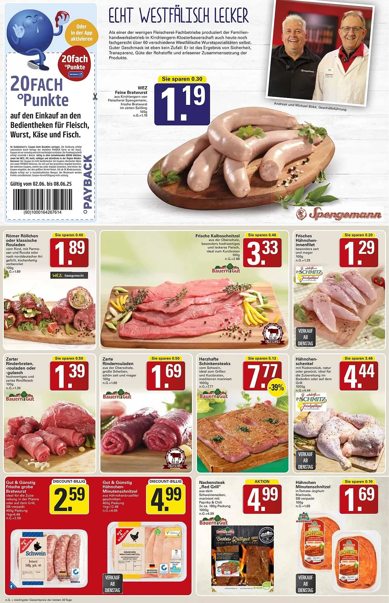 WEZ Prospekt von 2. Juni bis 7. Juni 2025 - Prospekt seite 6