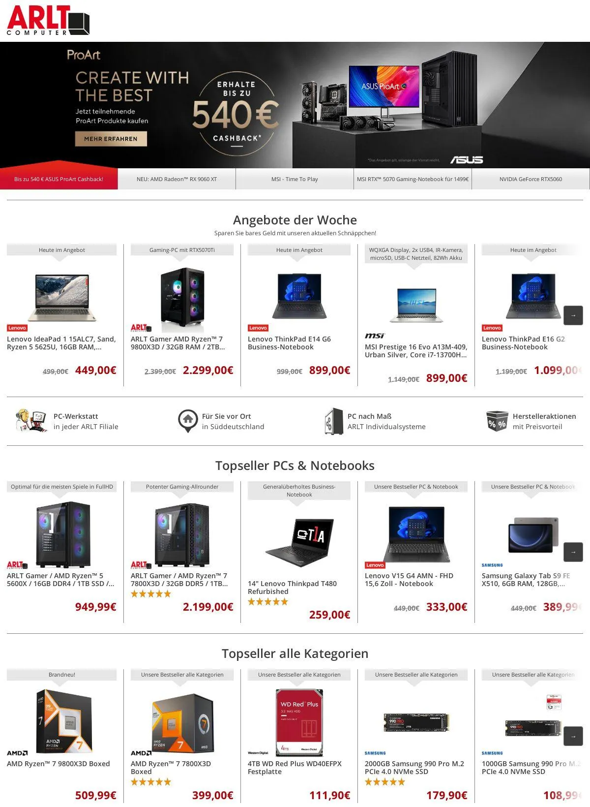 ARLT Computer Aktueller Prospekt - 1