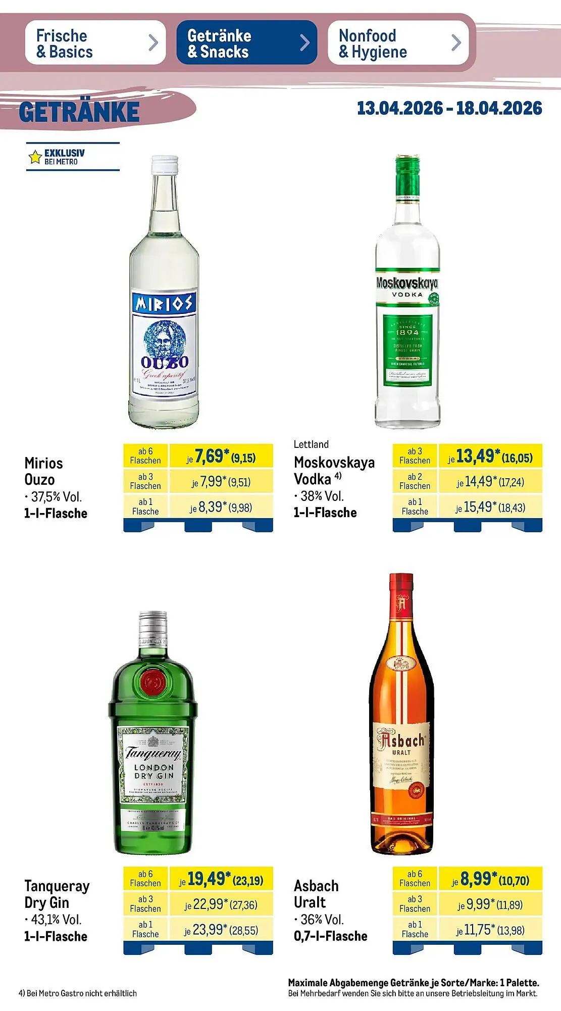 METRO Prospekt von 12. April bis 18. April 2026 - Prospekt seite 34