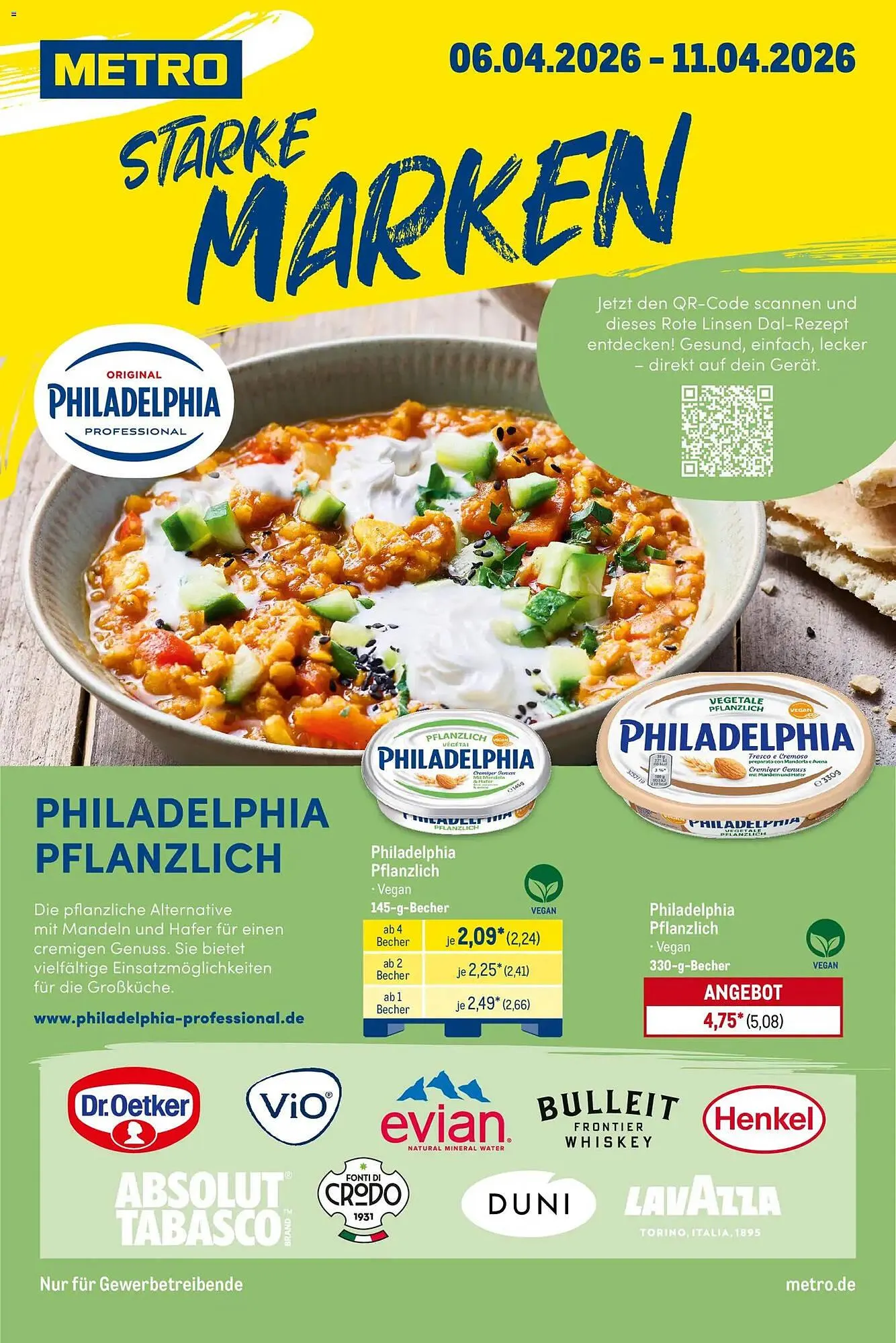 METRO Prospekt von 6. April bis 11. April 2026 - Prospekt seite 1
