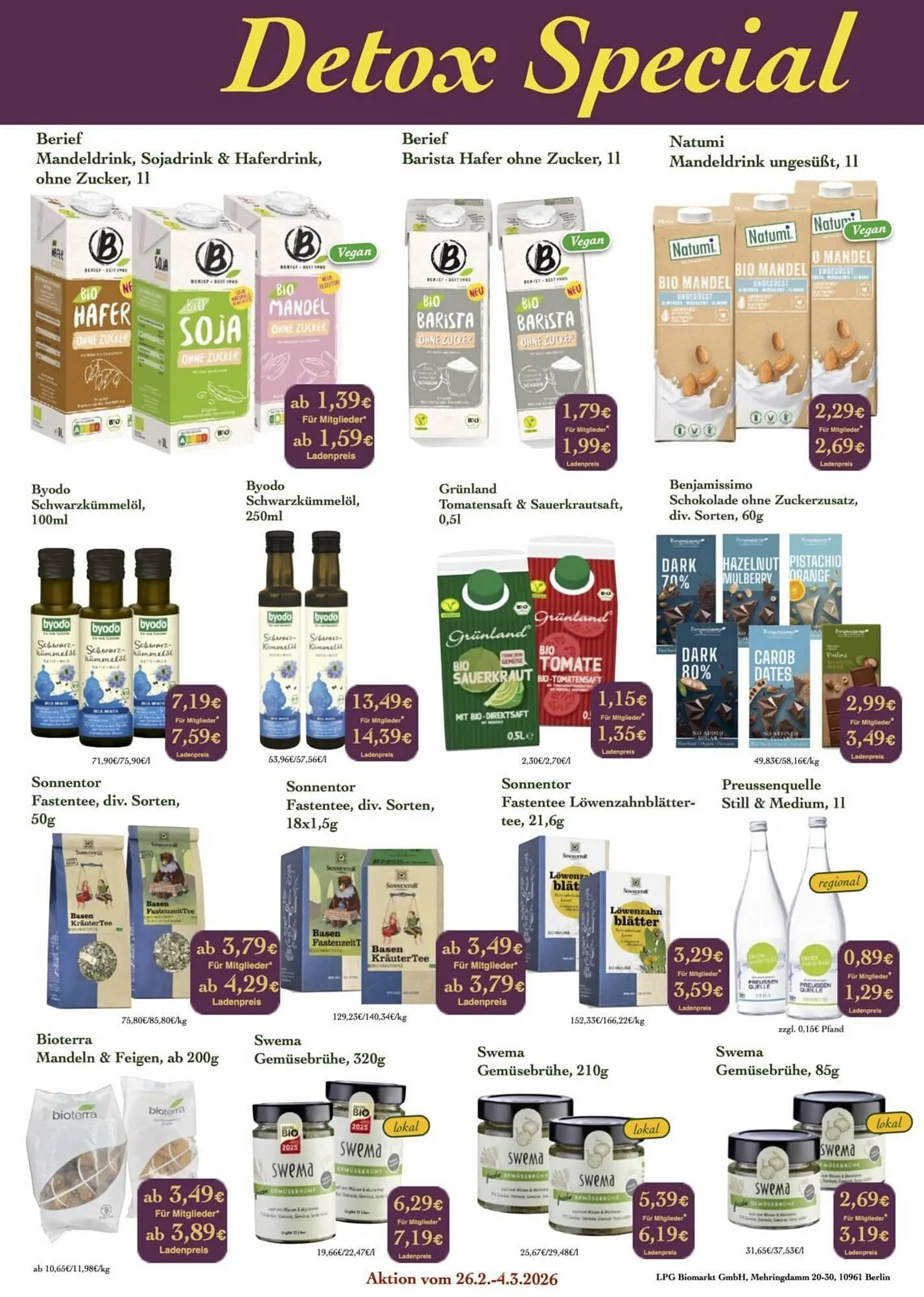 LPG Biomarkt Prospekt von 26. Februar bis 4. März 2026 - Prospekt seite 4