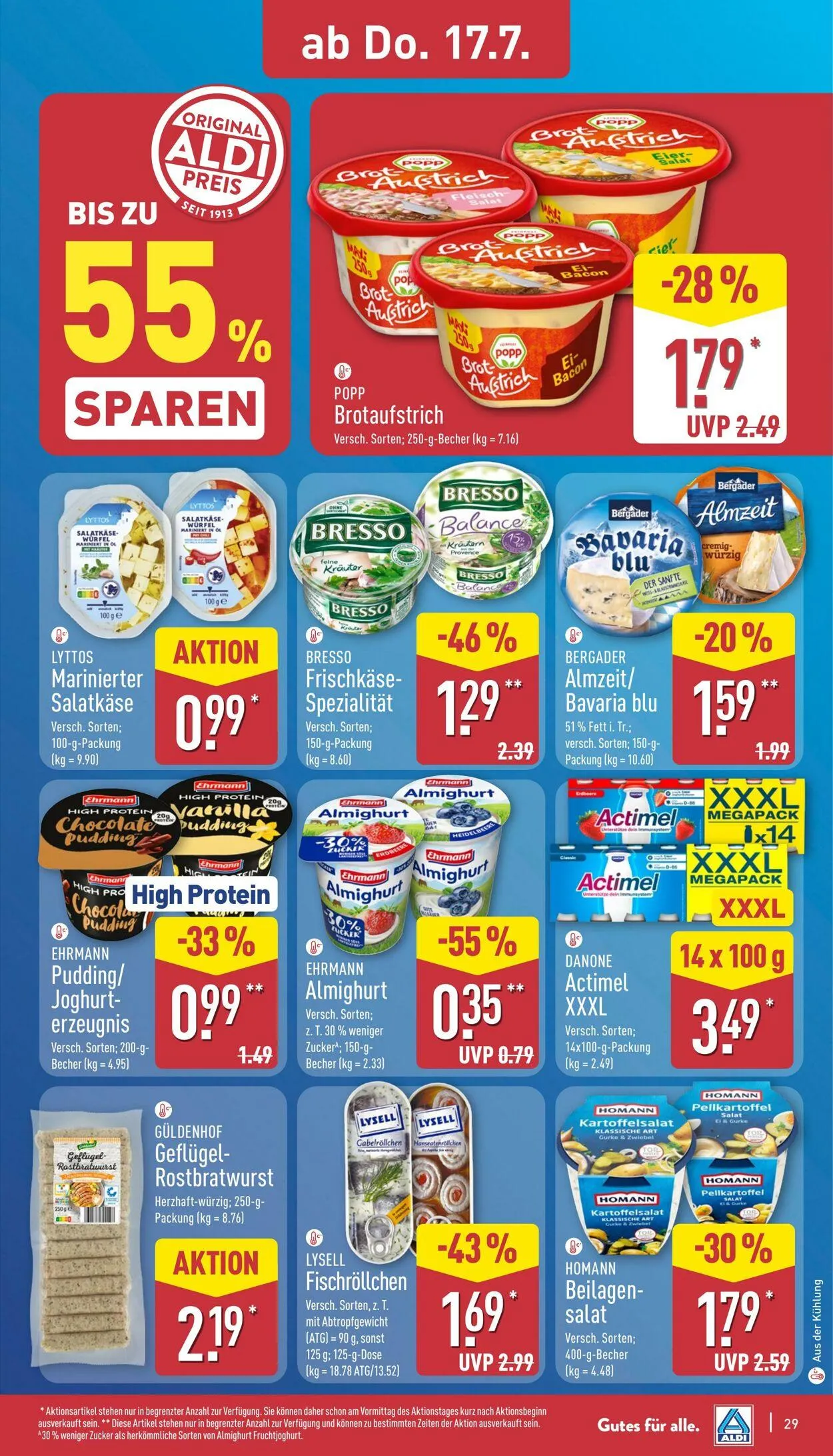Aldi-Nord von 7. Juli bis 12. Juli 2025 - Prospekt seite 29