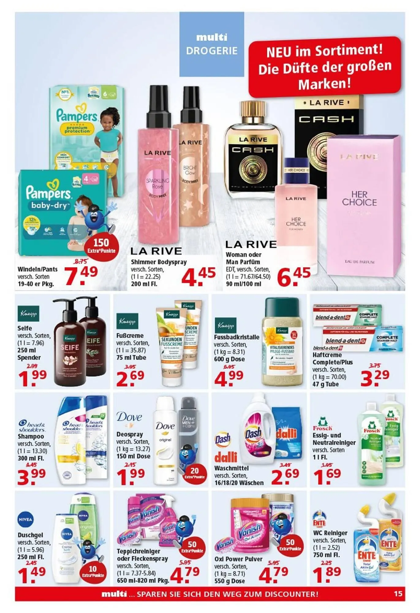 Multi Markt Prospekt von 14. April bis 19. April 2025 - Prospekt seite 15