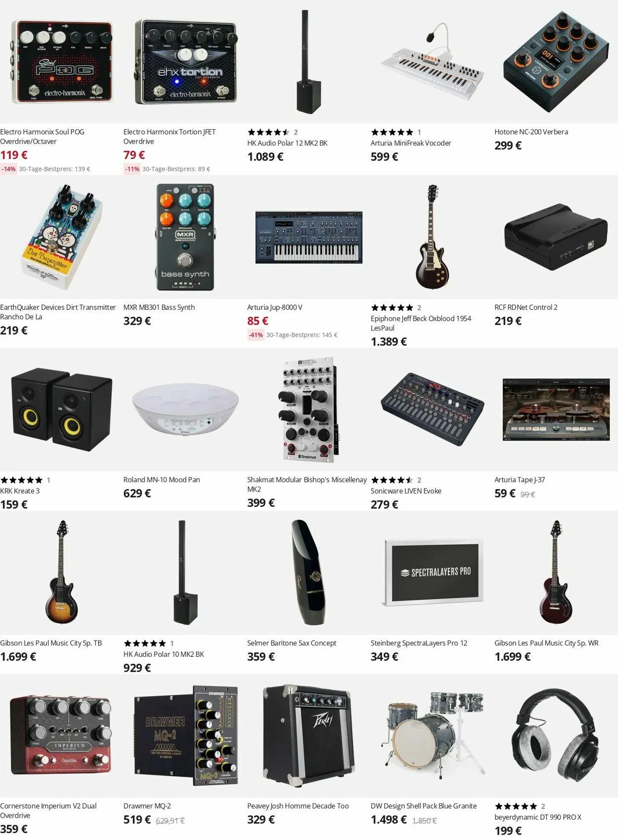 Thomann Aktueller Prospekt von 21. Juli bis 30. Juli 2025 - Prospekt seite 2