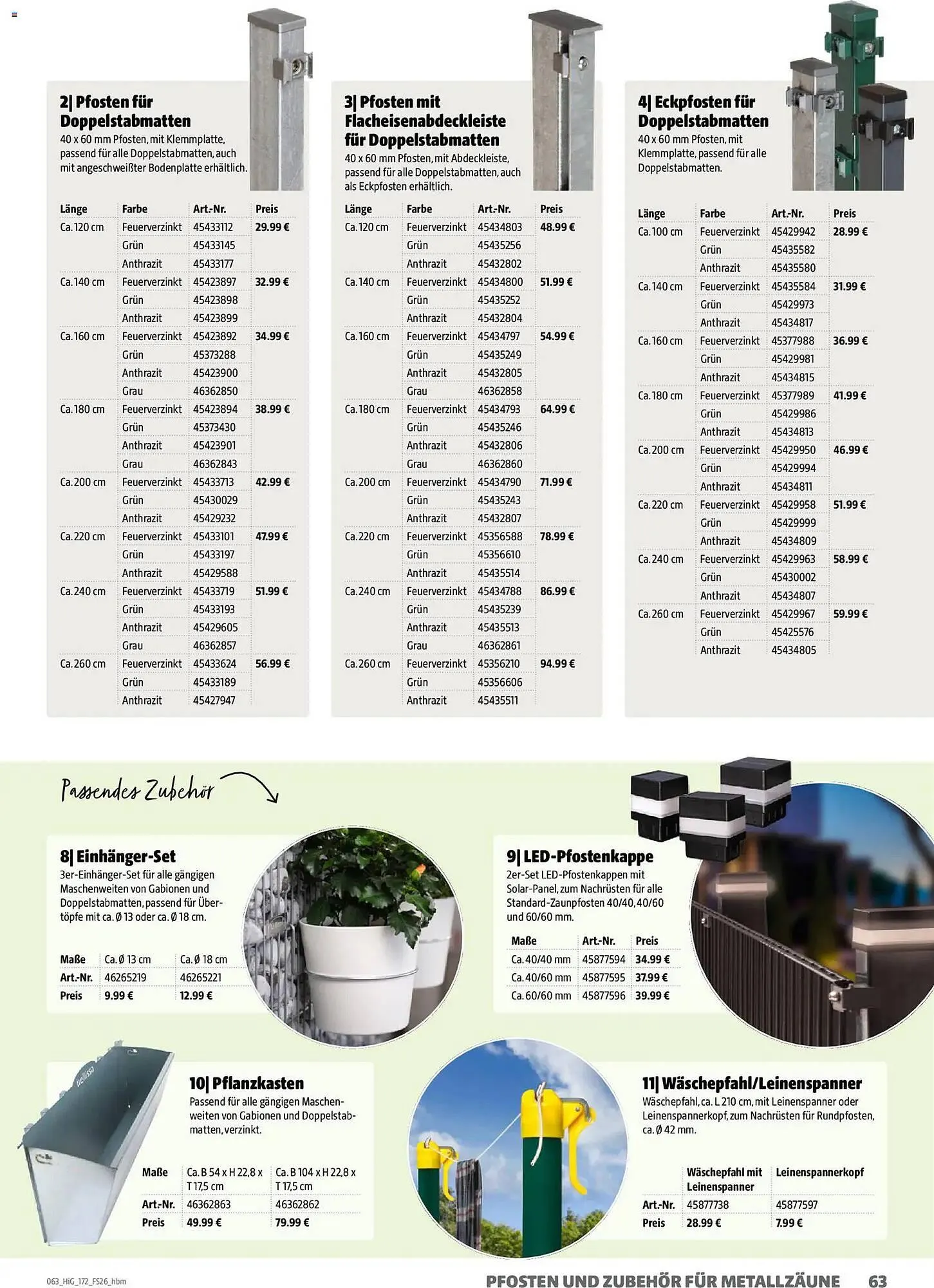 Hagebau Prospekt von 2. März bis 31. Dezember 2026 - Prospekt seite 63