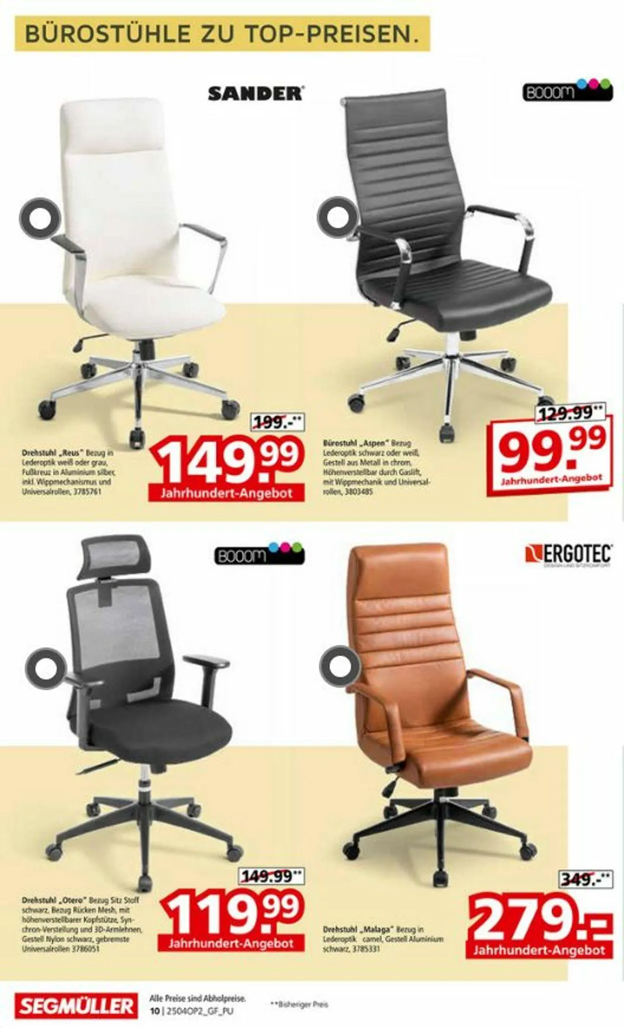 SEGMÜLLER von 29. März bis 28. Juni 2025 - Prospekt seite 10