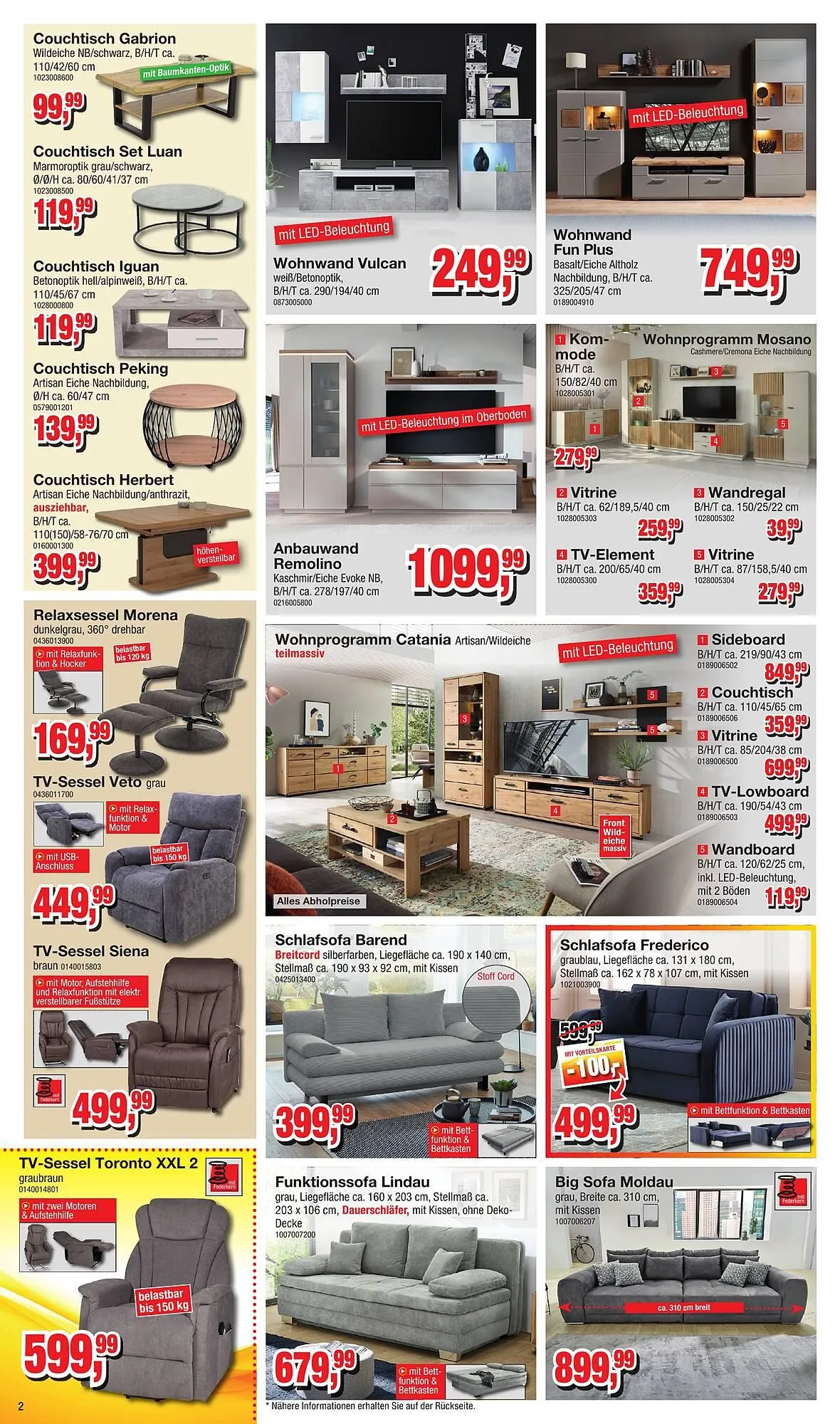 Möbelfundgrube Prospekt von 26. Februar bis 11. März 2026 - Prospekt seite 2