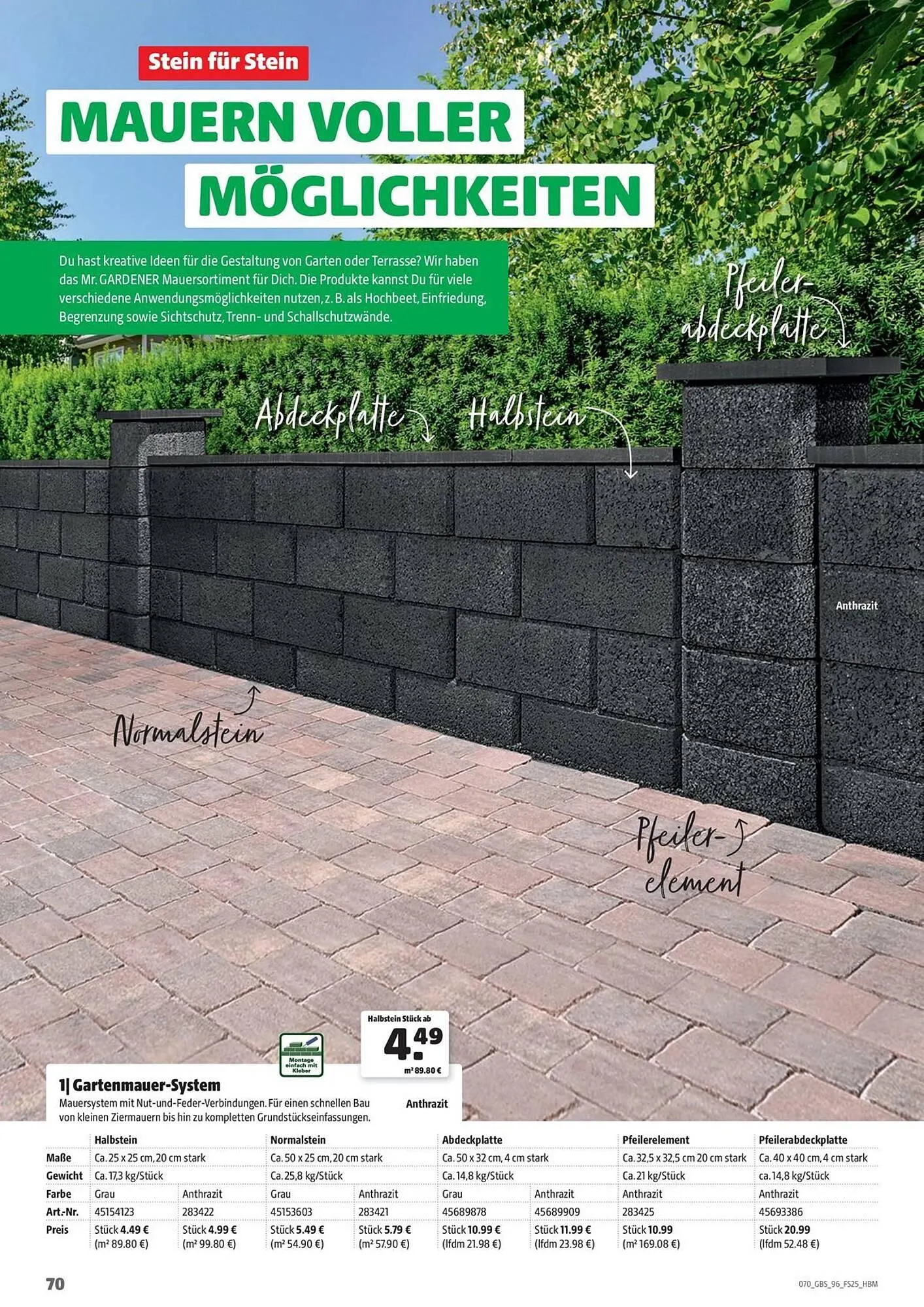 Hagebau Prospekt von 19. September bis 31. Dezember 2025 - Prospekt seite 70