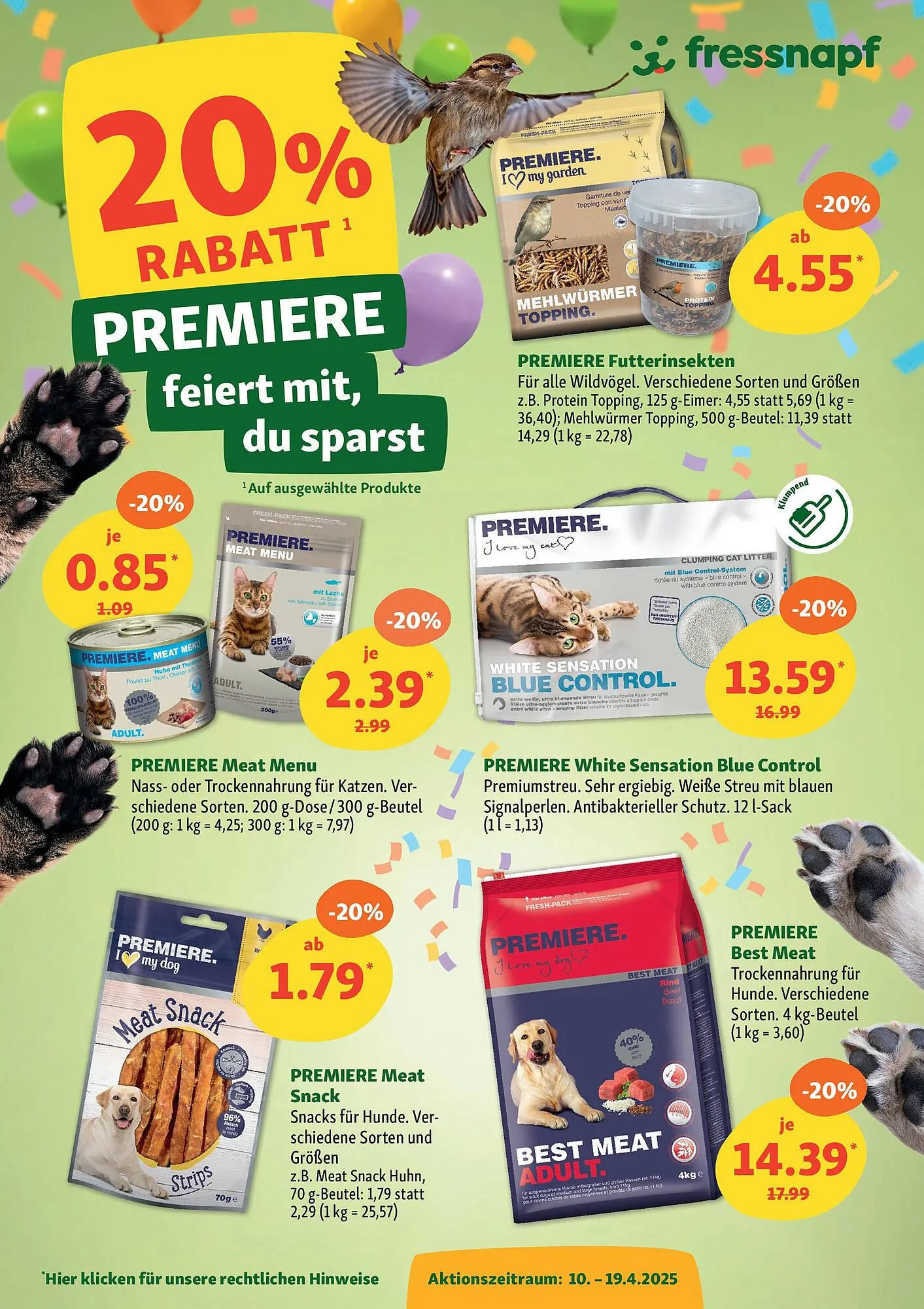 Fressnapf Prospekt von 9. April bis 21. April 2025 - Prospekt seite 3