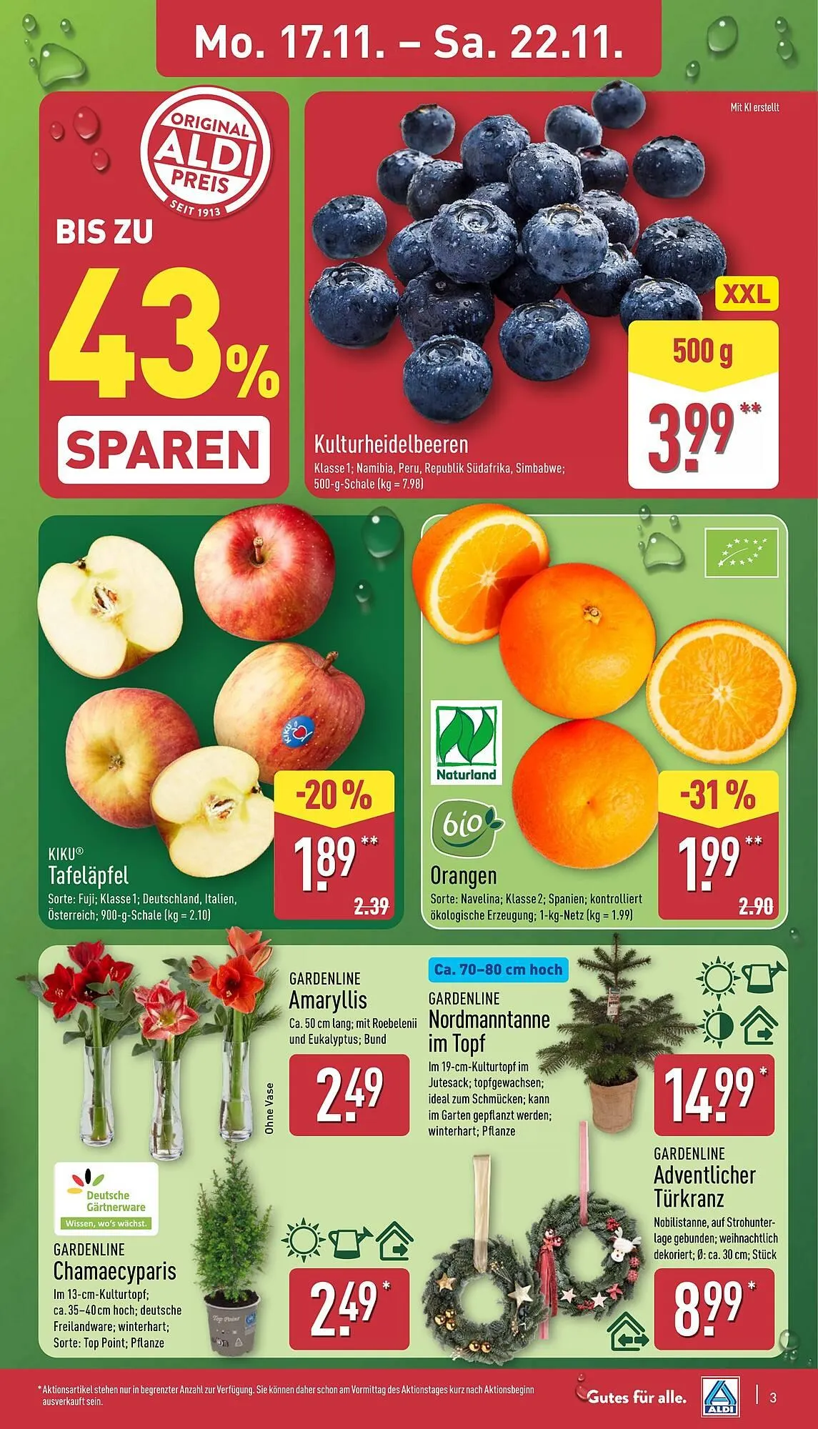 Aldi Nord Prospekt von 17. November bis 22. November 2025 - Prospekt seite 3