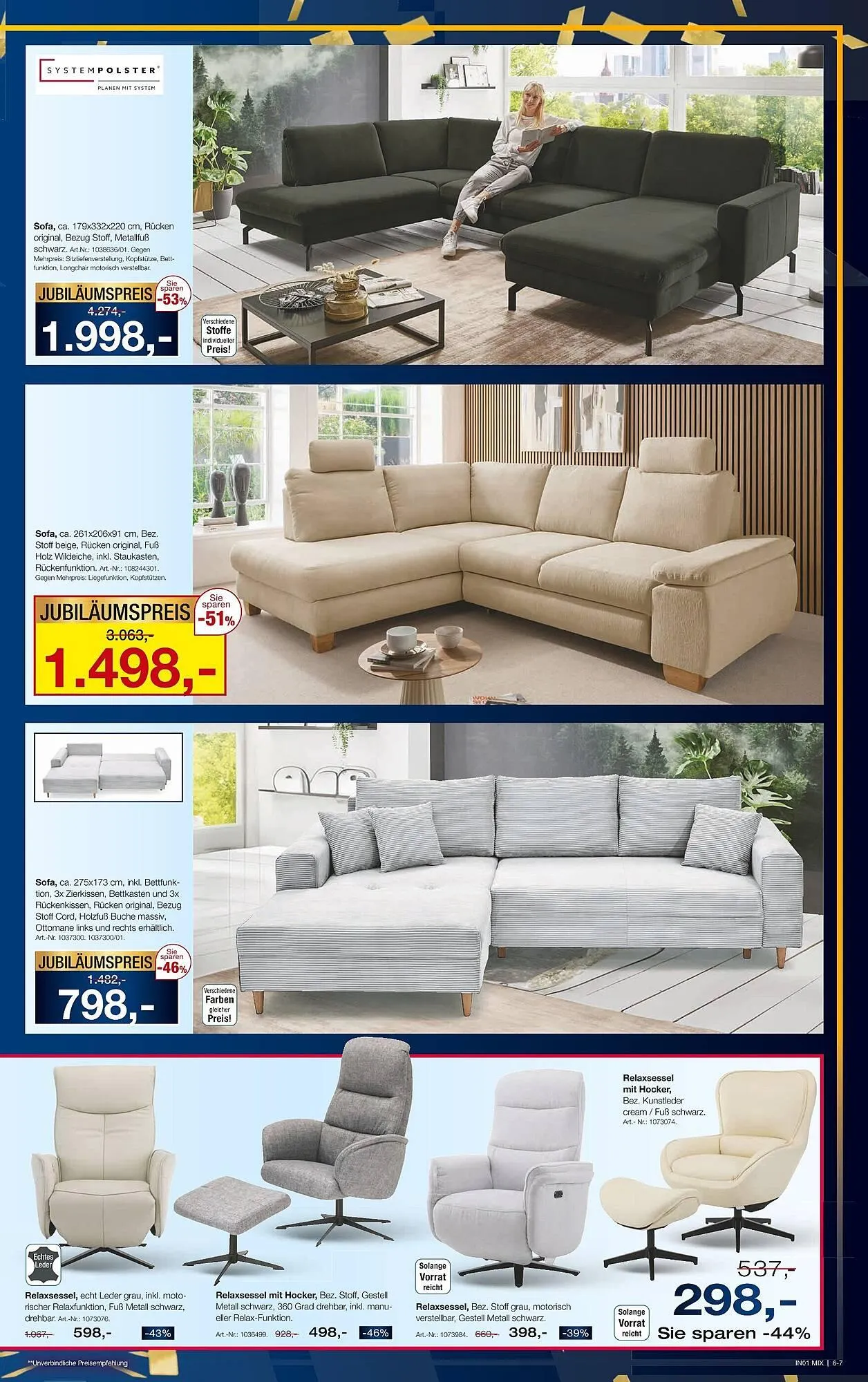 Möbel Inhofer Prospekt von 8. Januar bis 31. Januar 2026 - Prospekt seite 7