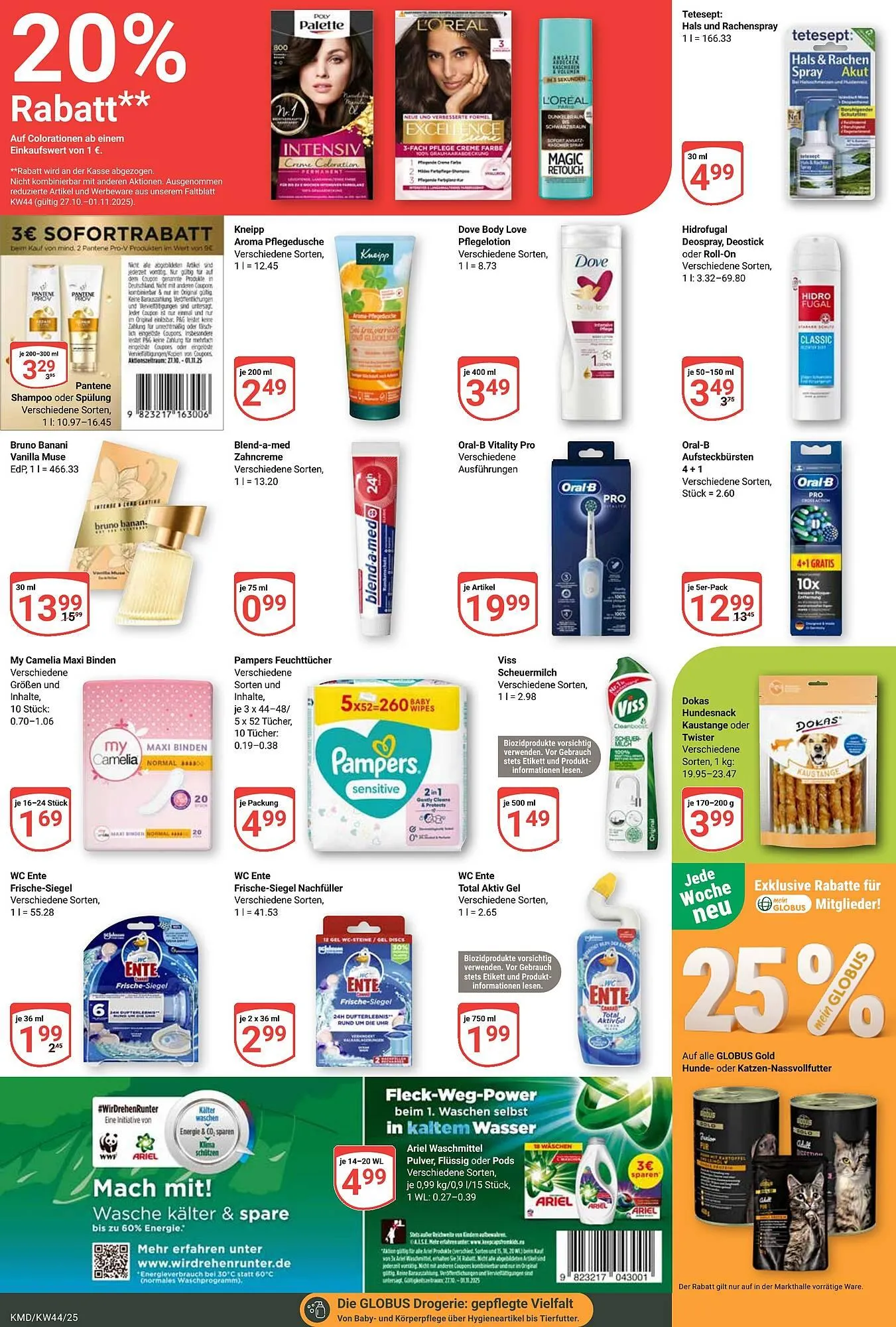 Globus Prospekt von 27. Oktober bis 1. November 2025 - Prospekt seite 22
