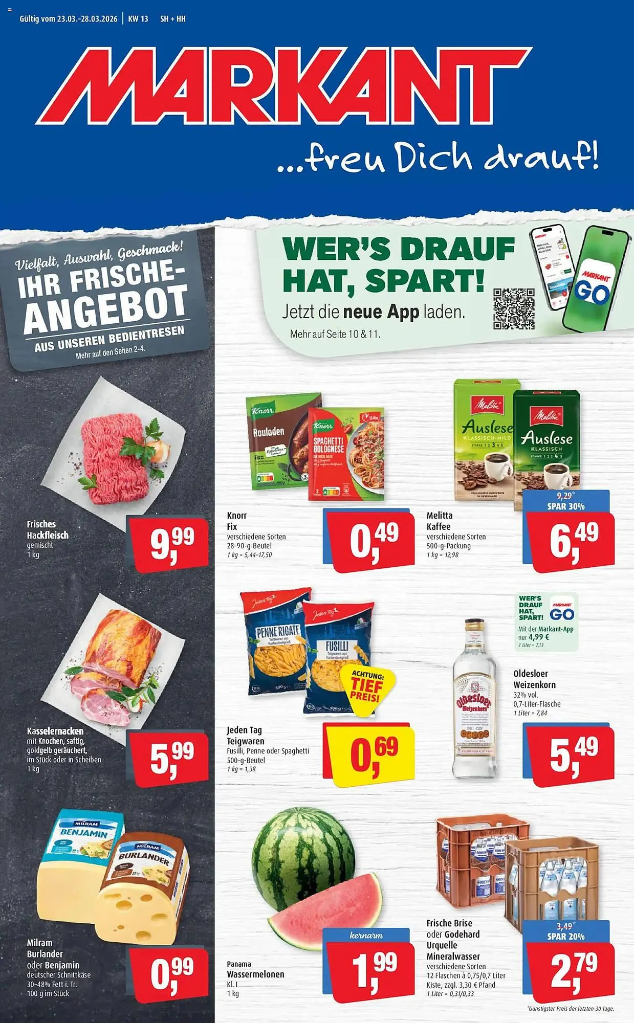 Markant Prospekt von 23. März bis 28. März 2026 - Prospekt seite 1